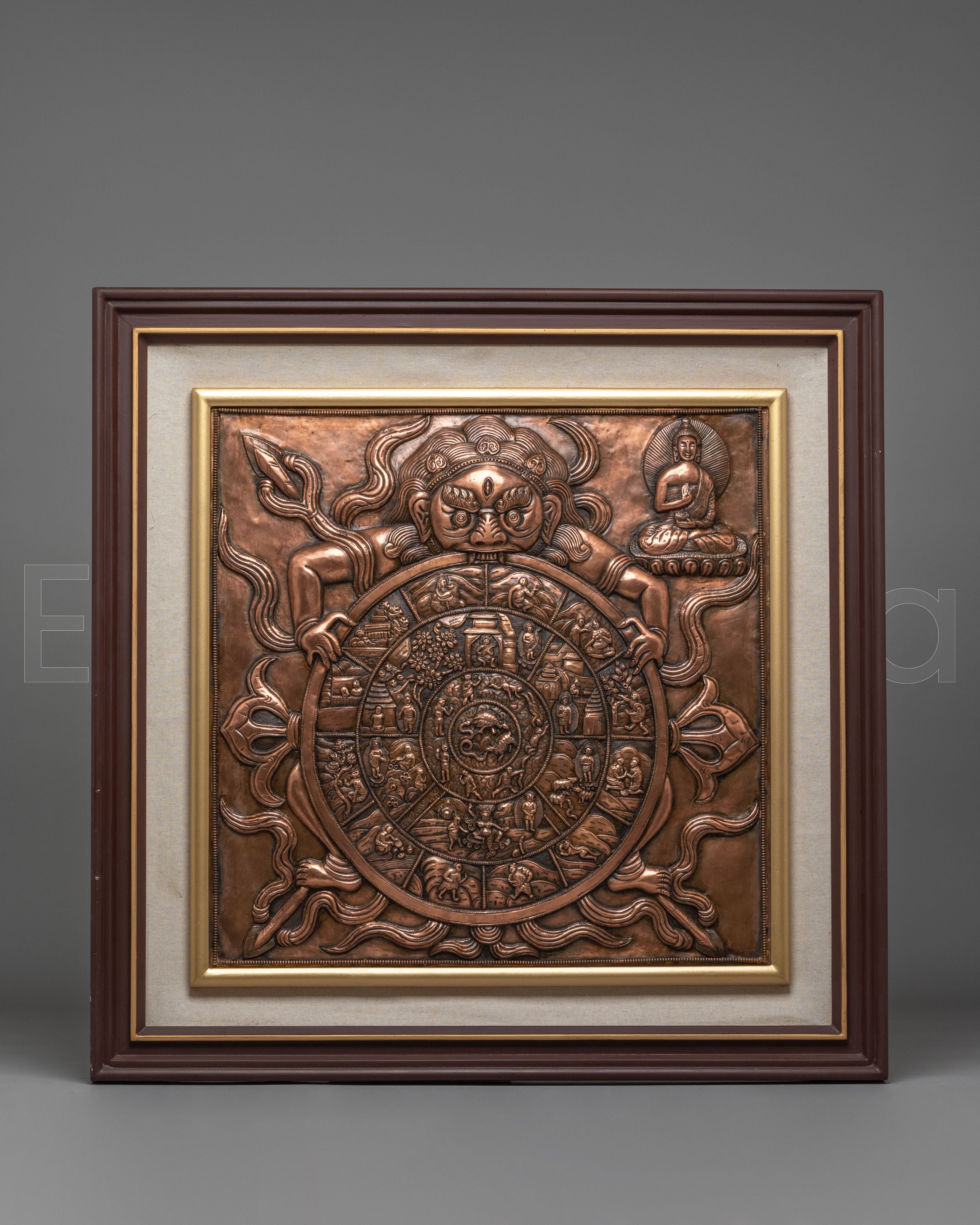 Handcrafted Wheel Of Life Wall Hanging