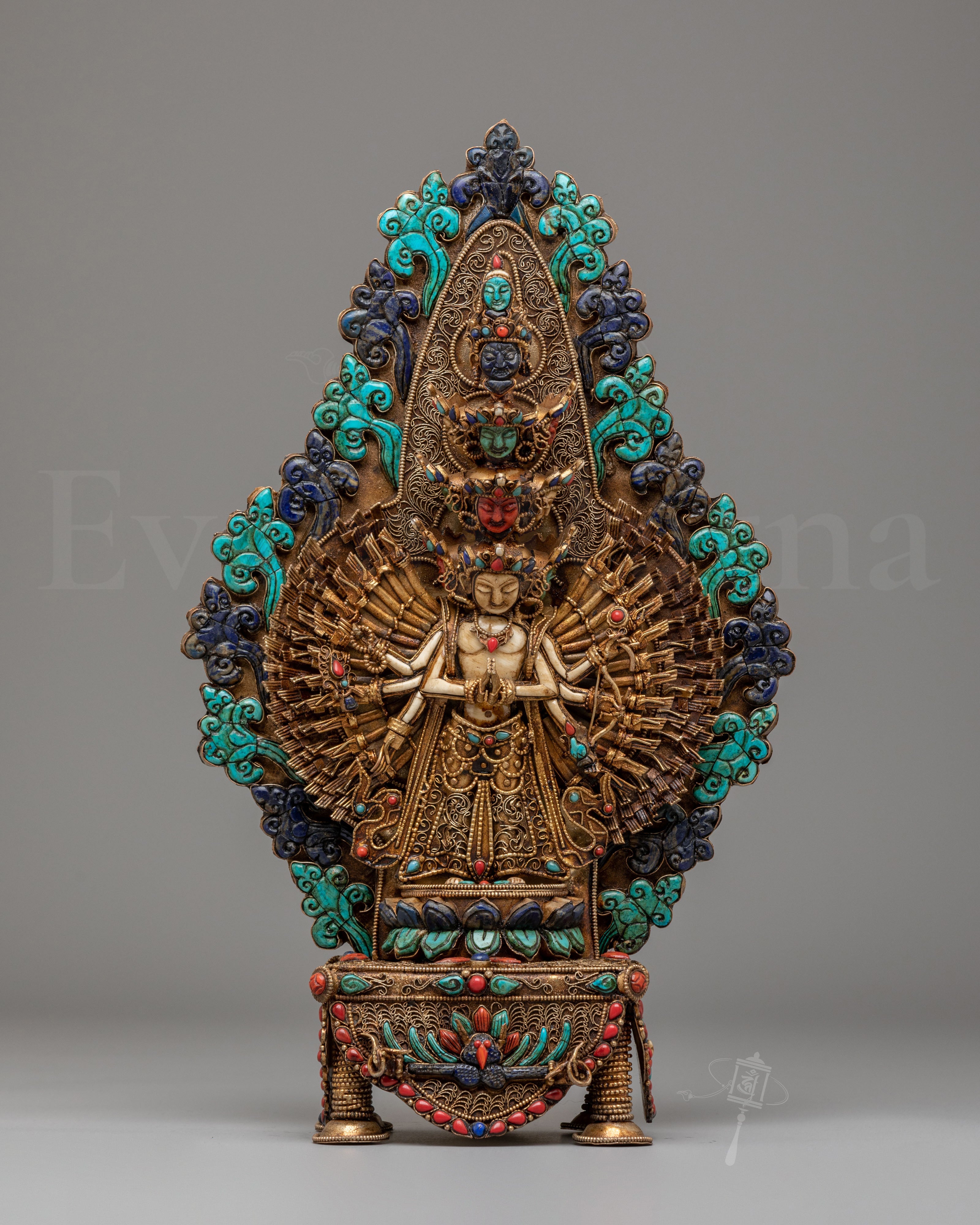 Traditional Thousand-Armed Chenrezig Statue