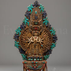 Traditional Thousand-Armed Chenrezig Statue