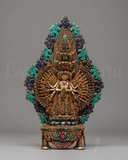 Traditional Thousand-Armed Chenrezig Statue