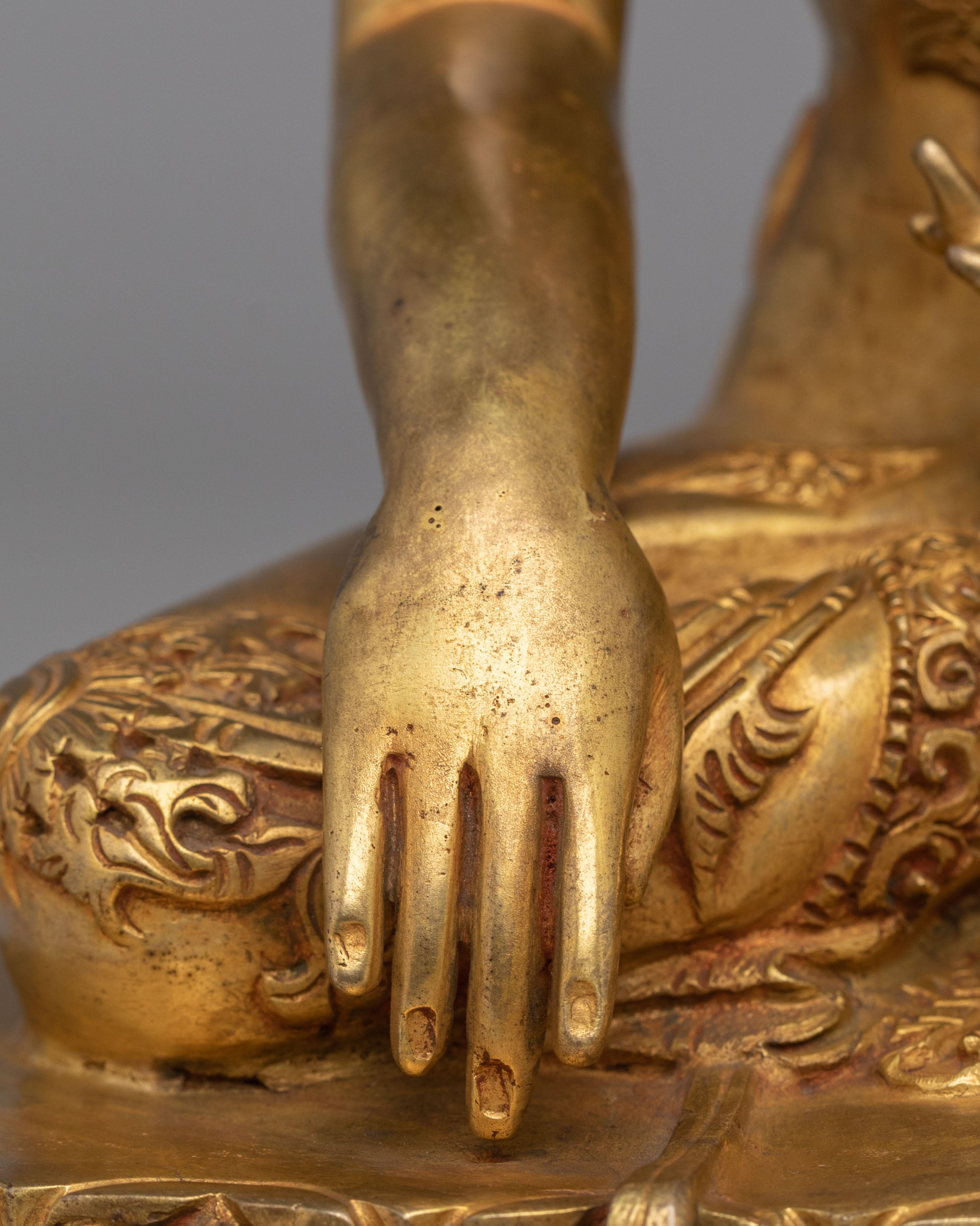 Sacred Ritual Shakyamuni Buddha Statue | Tibetan Enlightenment Figurine