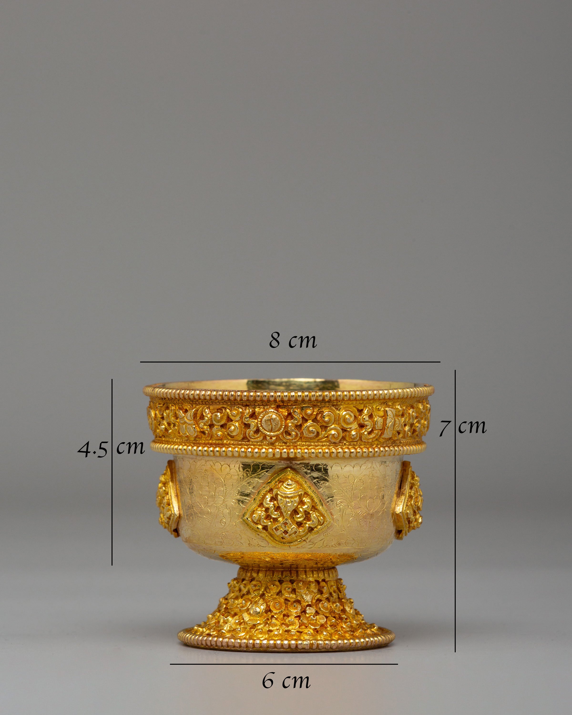 Handmade Sacred Offering Bowls Set | Ritual Offering Bowls for Meditation