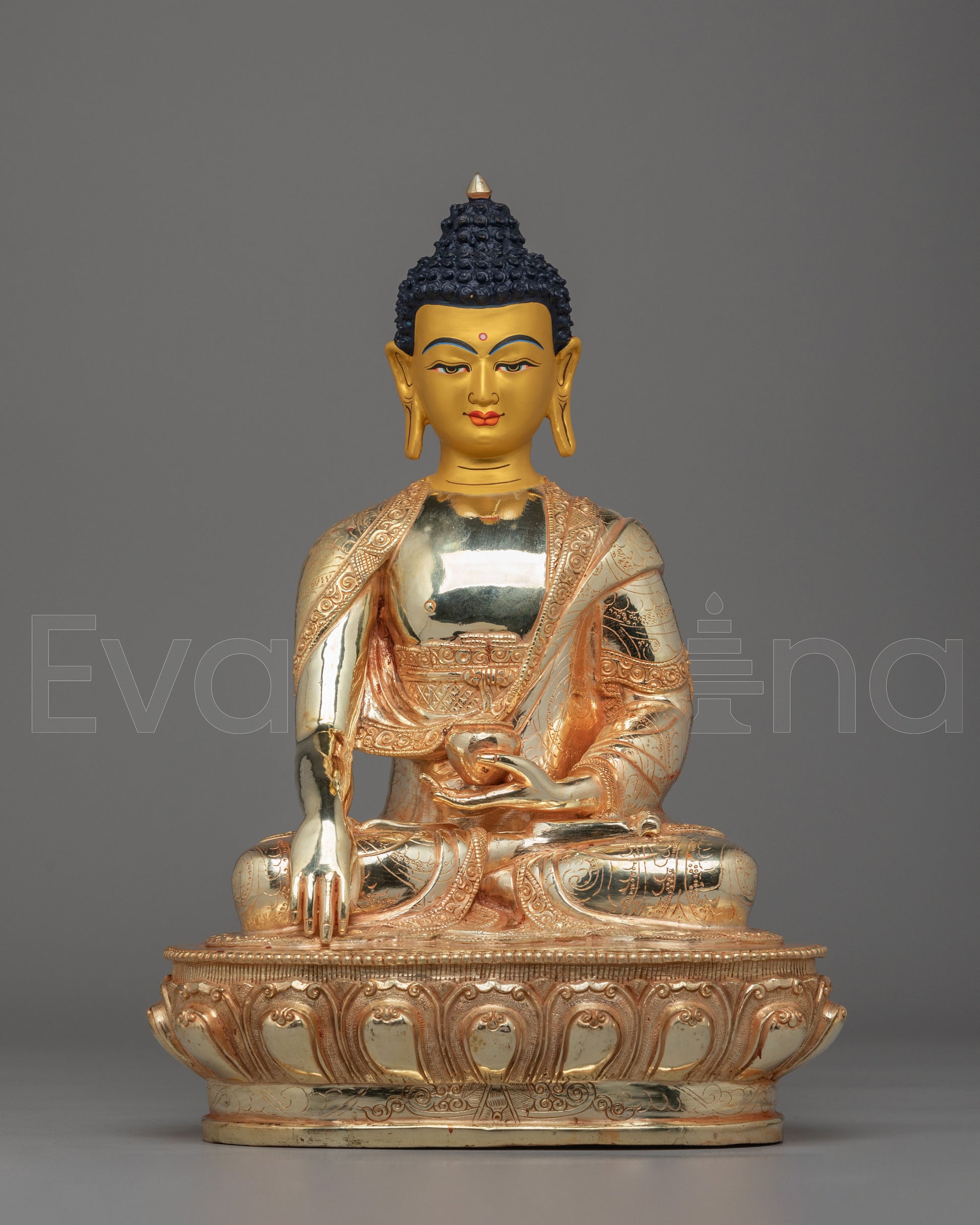 Himalayan Altar Buddha Shakyamuni Statue