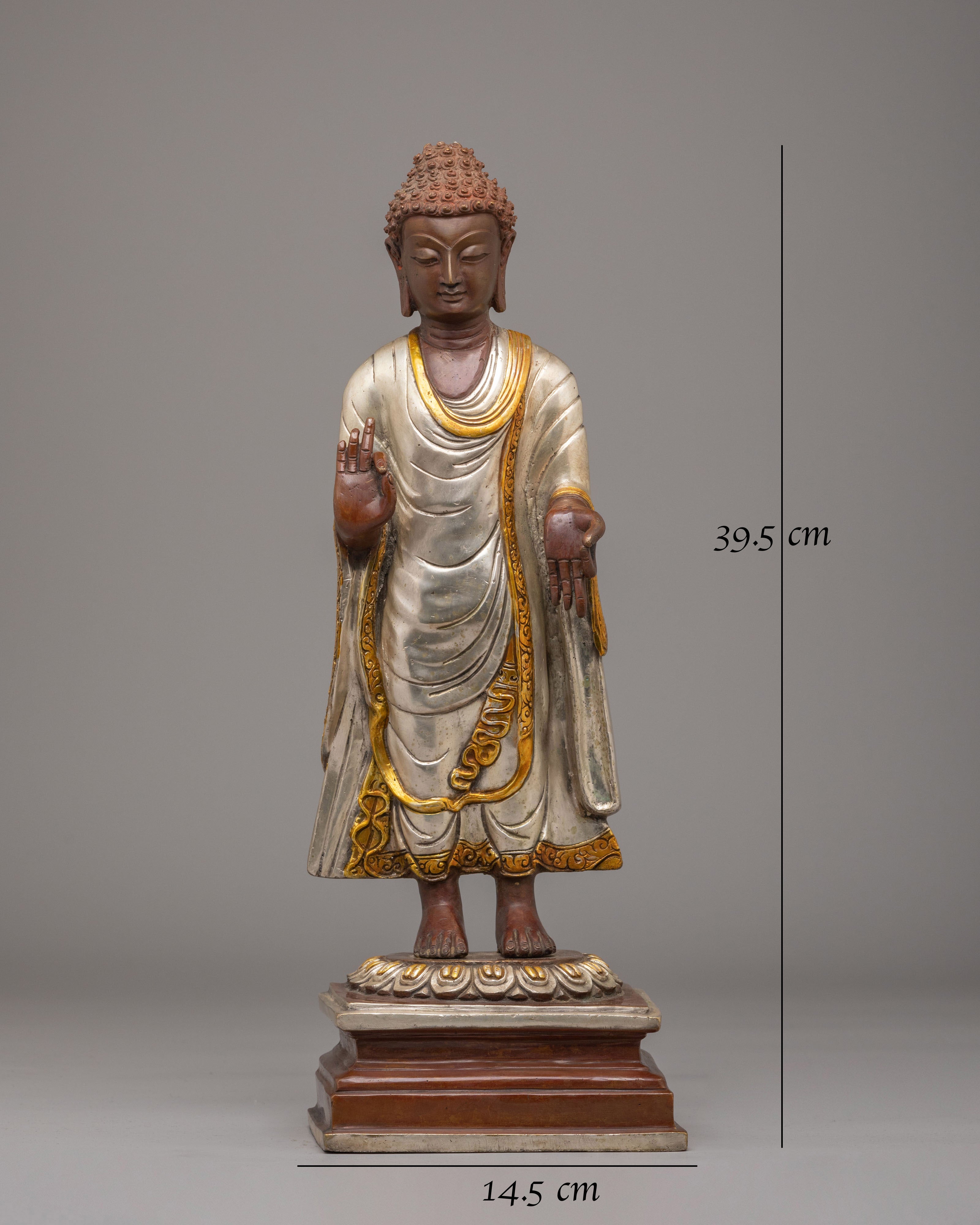 Lamp Bearer dipankara Buddha Statue  | Tibetan Gelug Master Tsongkhapa