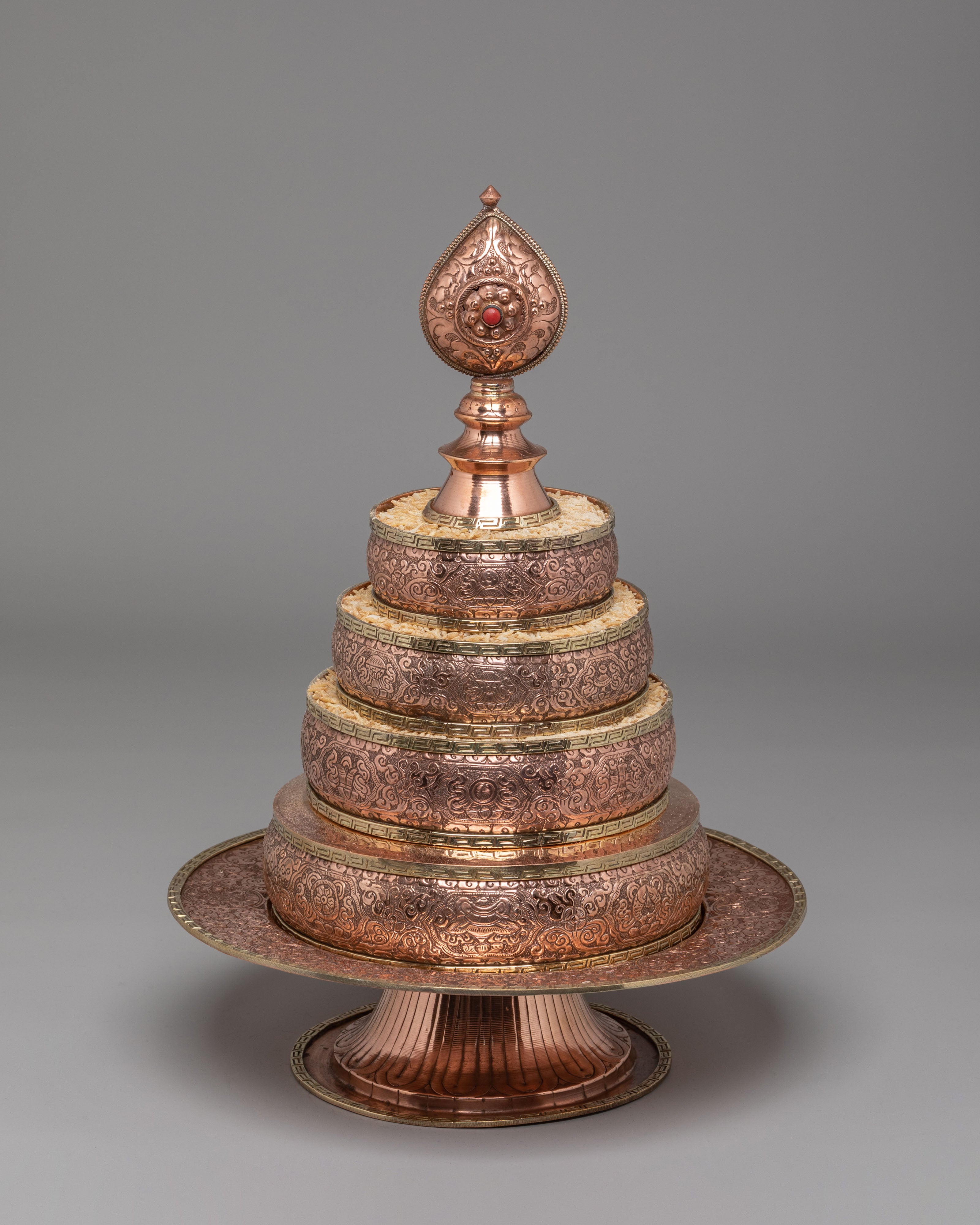 Traditional Buddhist Mandala Offering | Symbol of Spiritual Devotion