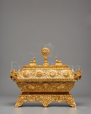 Buddhist Dharma Wheel Incense Burner  