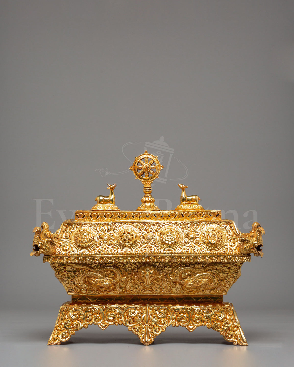 Buddhist Dharma Wheel Incense Burner  