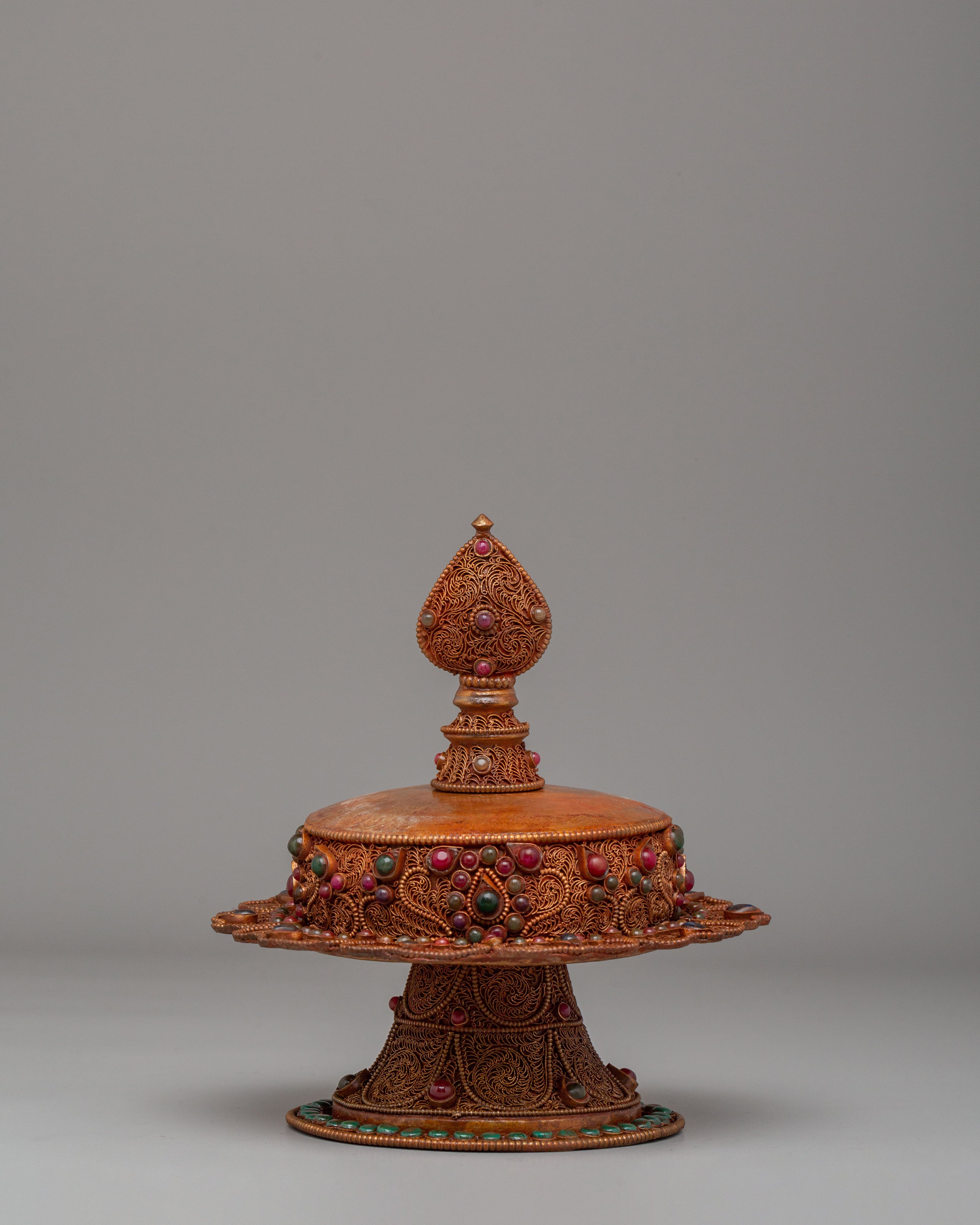 Traditional Altar Mandala | Copper Body Mandala