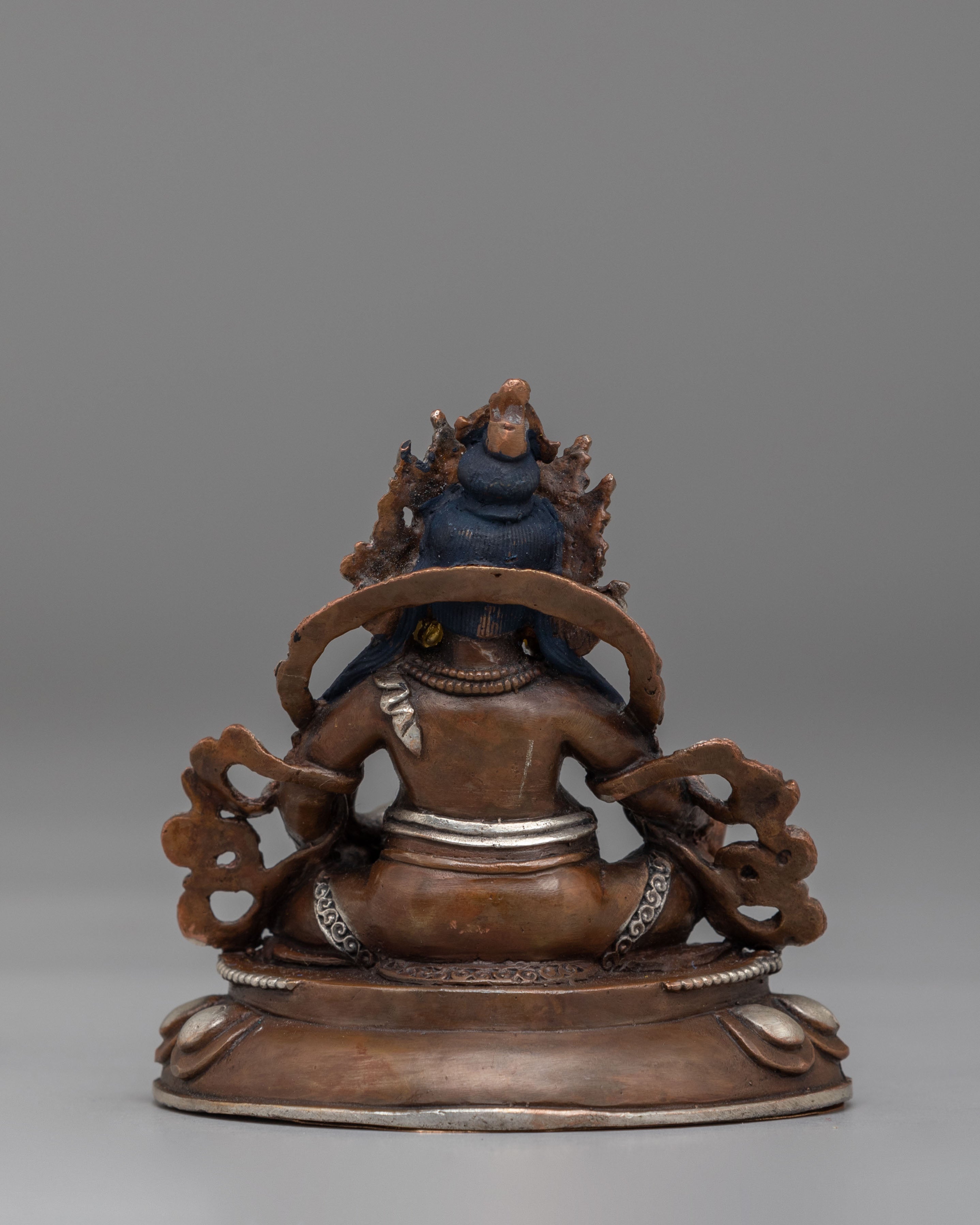 Spiritual Dzambhala Wealth Deity Statue | Buddhist Figurine