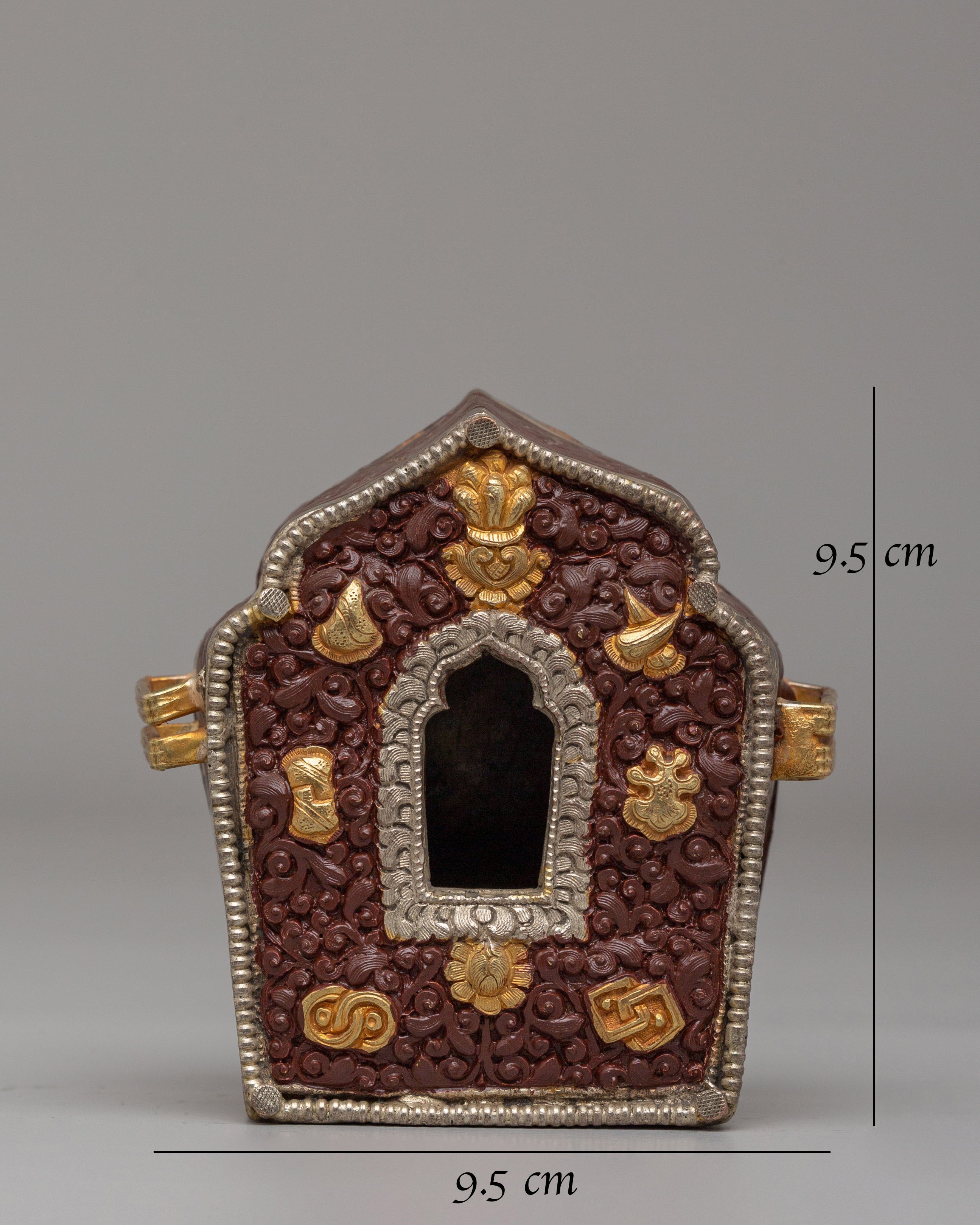 Tibetan Auspicious Symbol Ghau Box | Sacred Ghau Box for Spiritual Practice