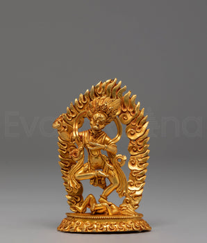 Lion Face Dakini Simhamukha Statue 