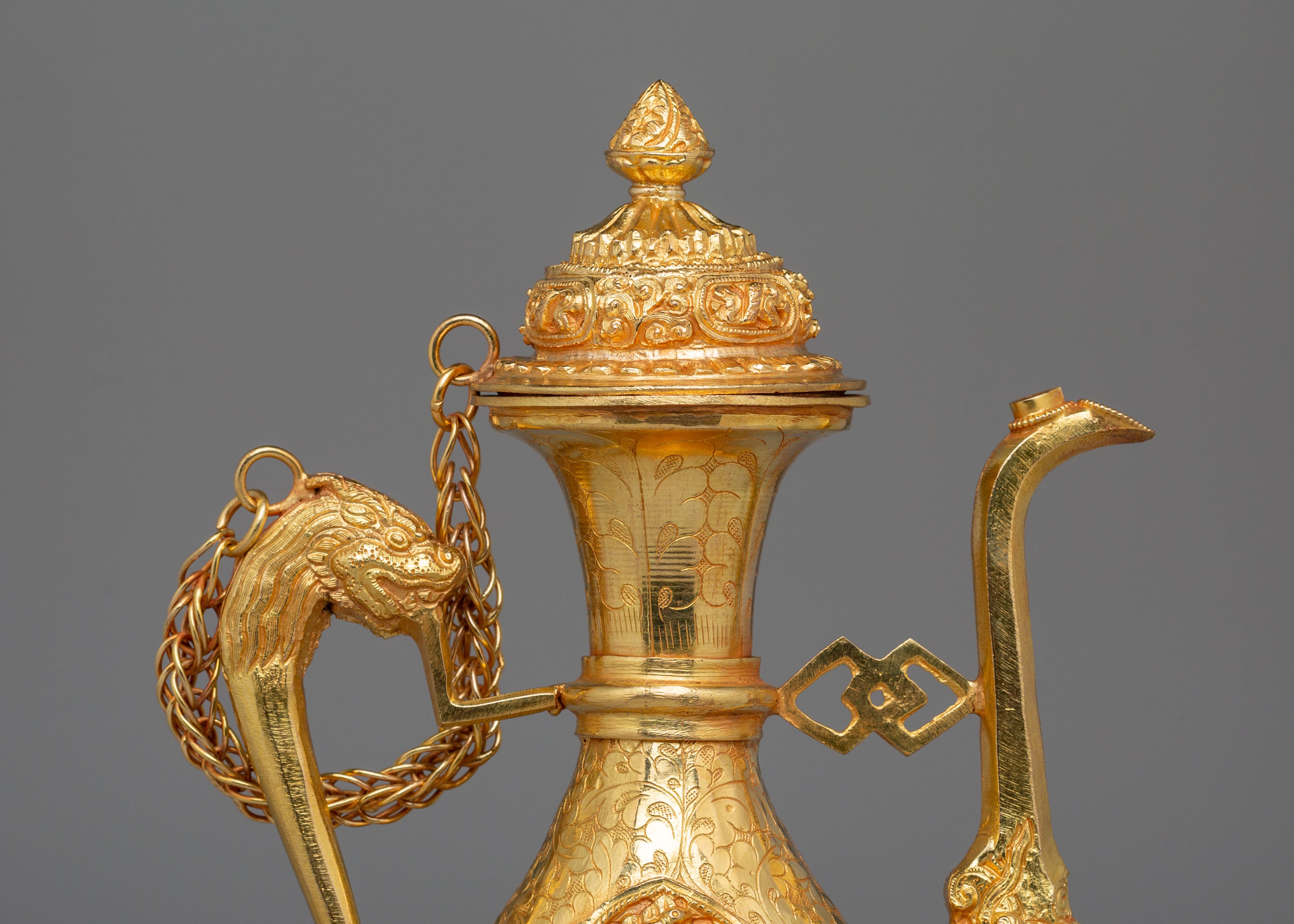 Sacred Bhumba Water Vessel | Symbol of Spiritual Purity and Blessings