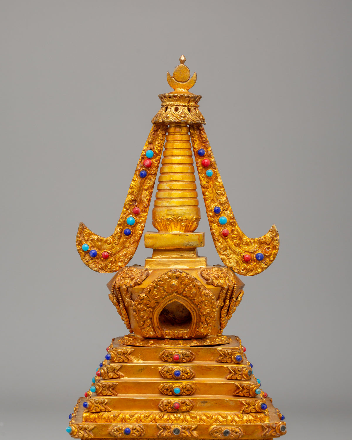 Spiritual Buddhist Enlightenment Stupa | Sacred Symbol of Awakening