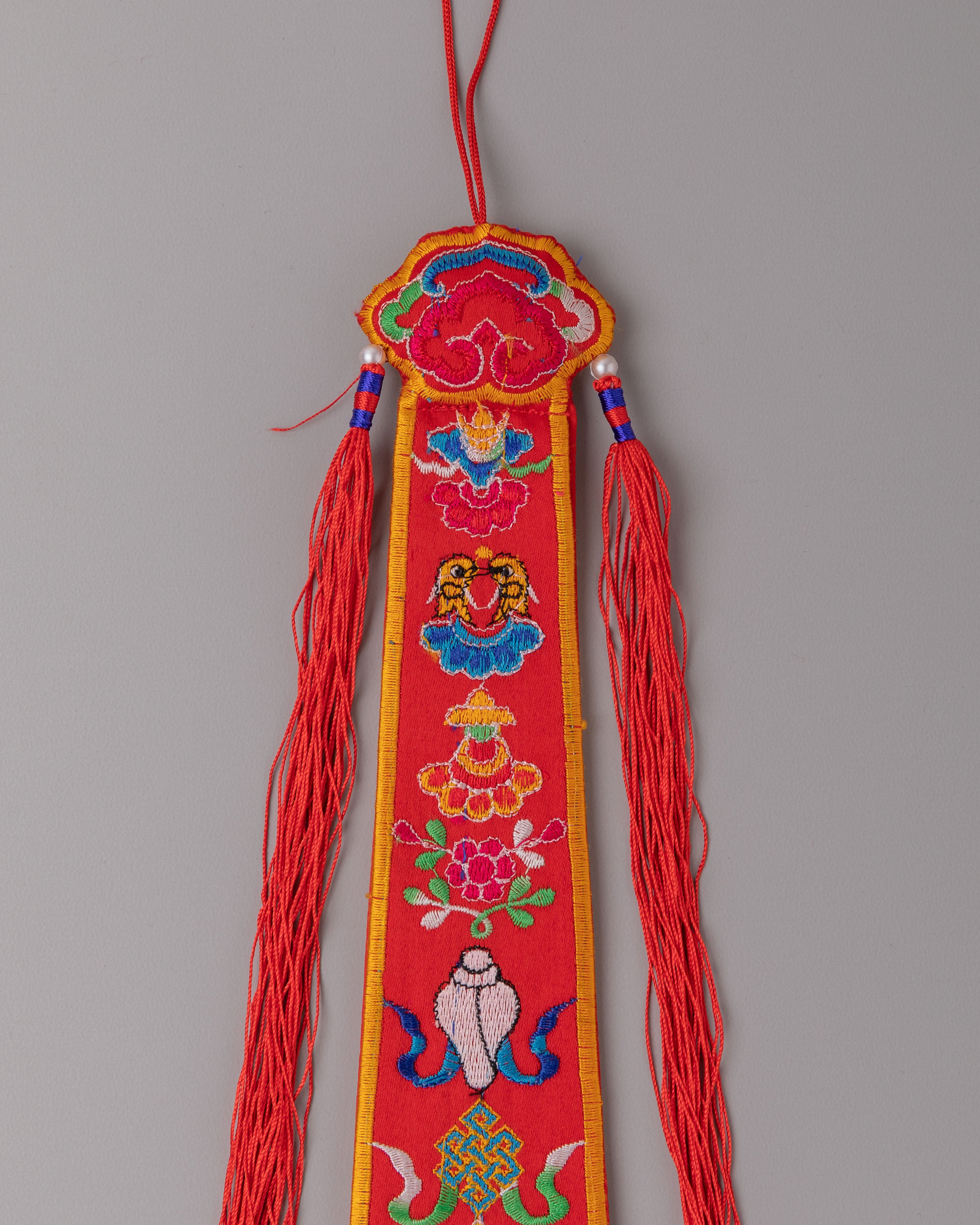 Ritual Drum Tail | Tibetan Buddhist Drum Ornament