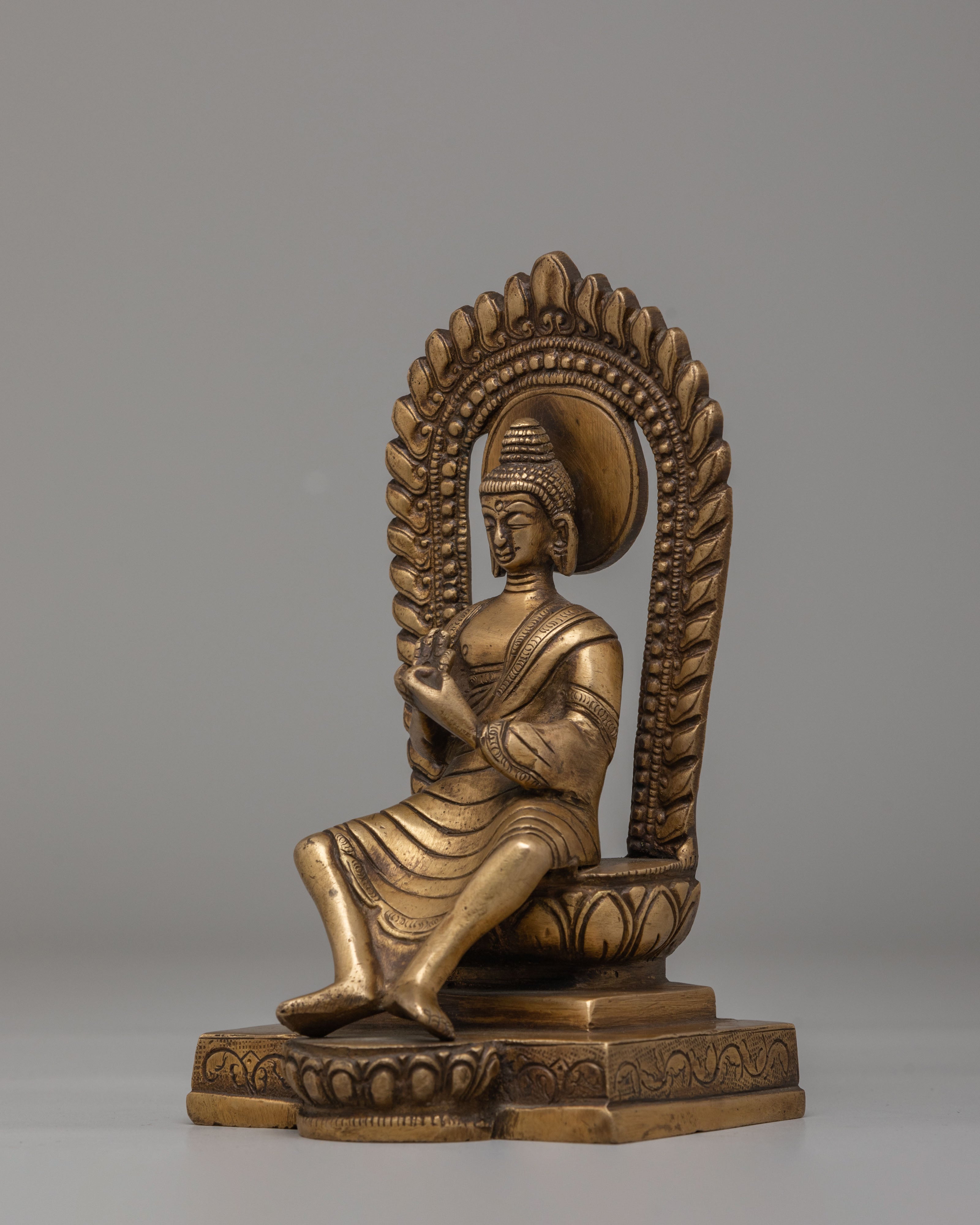 Himalayan Maitreya Buddha Statue | Brass Sculpture