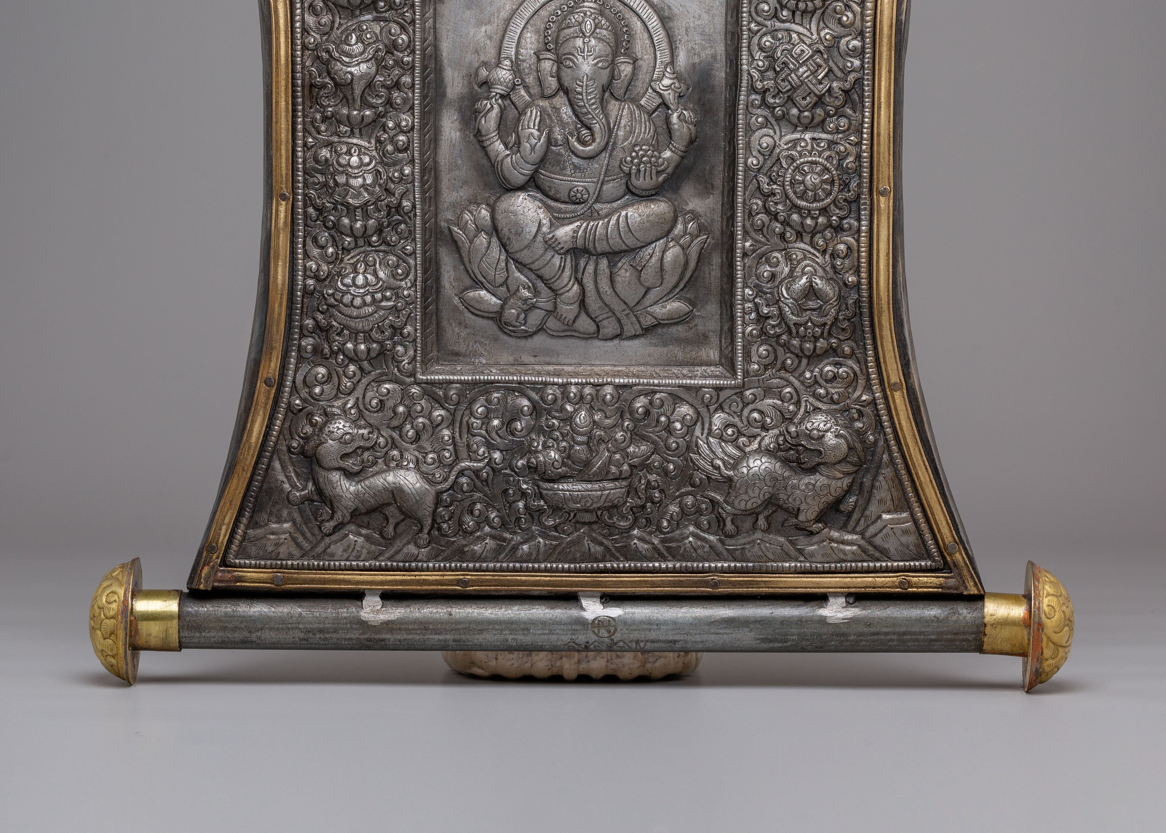 Spiritual Ganesha Wall Hanging | Iron Decor for Home or Altar