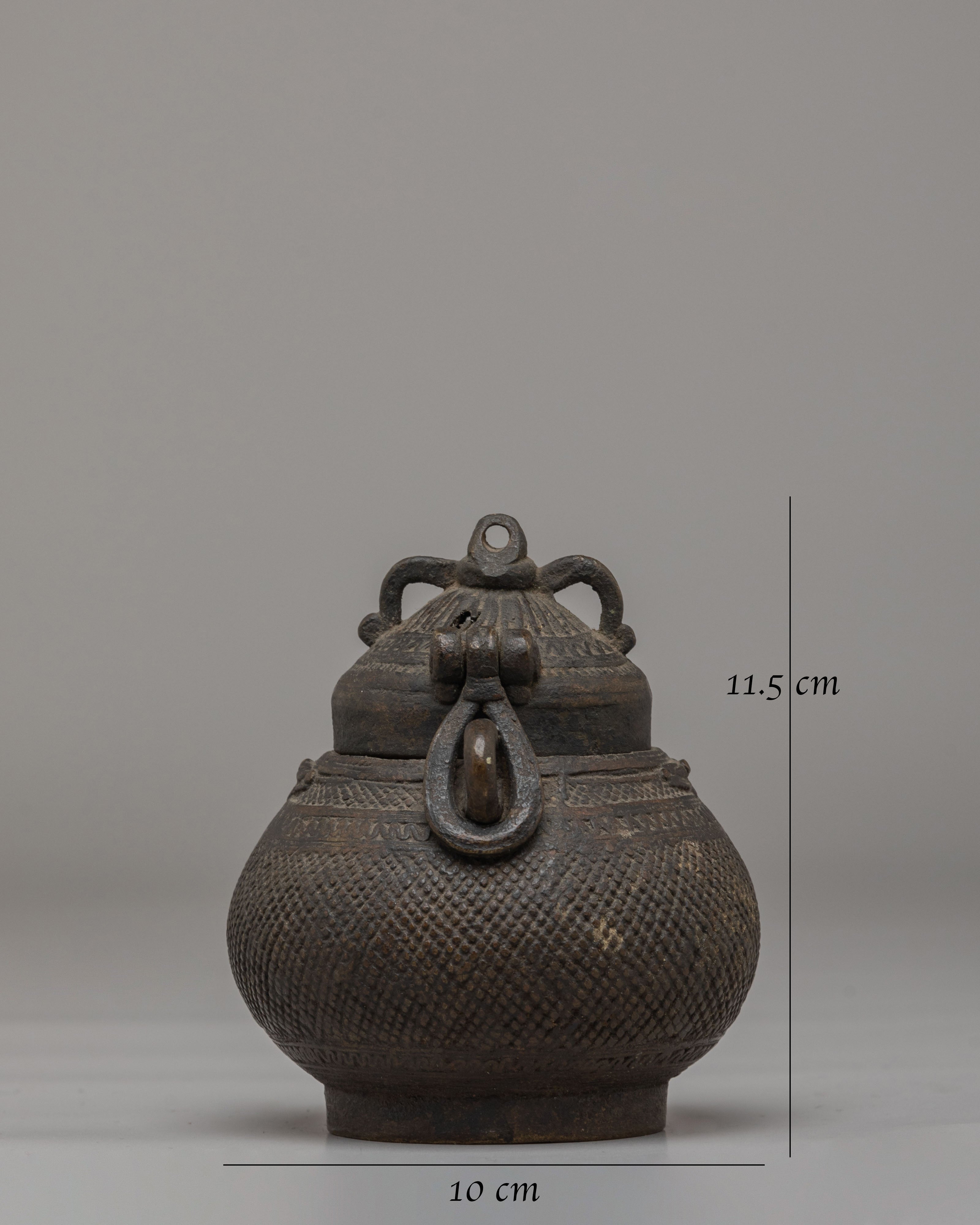 Sacred Incense Burner for Ritual | Traditional Handcrafted Iron Burner
