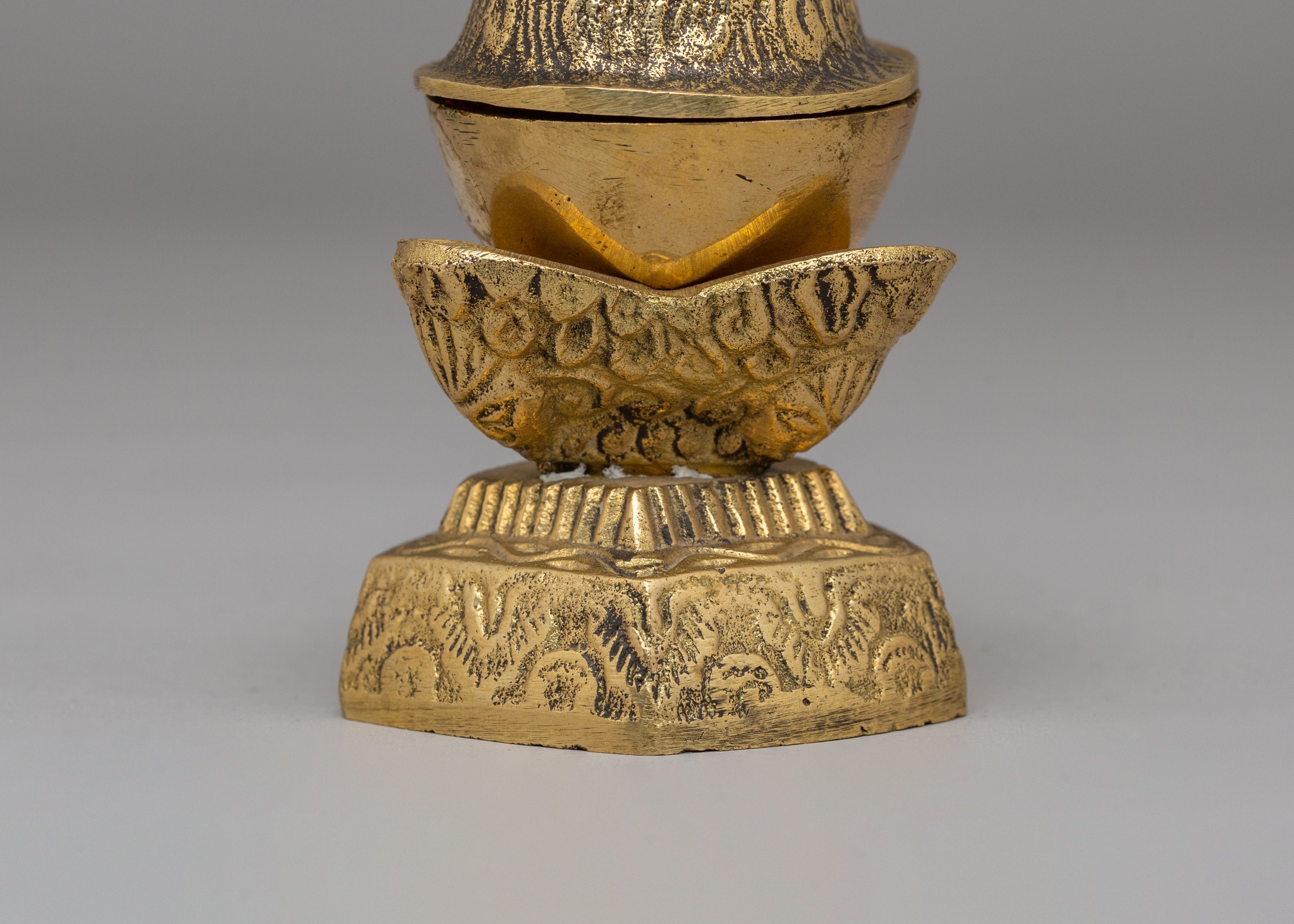 Handmade Buddhist Ceremonial Kapala | Ritual Vessel for Tantric Practices