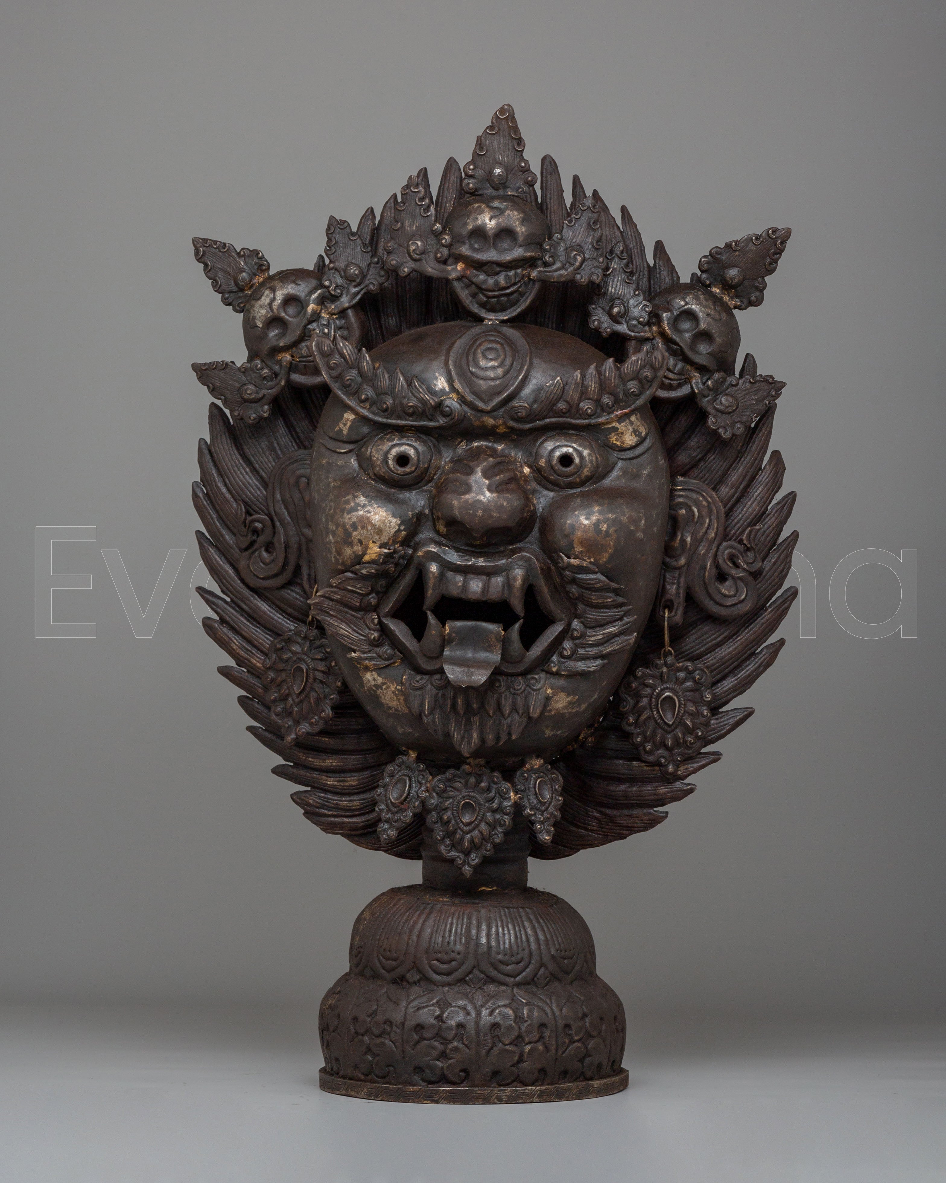 Bhairava Face Sculpture
