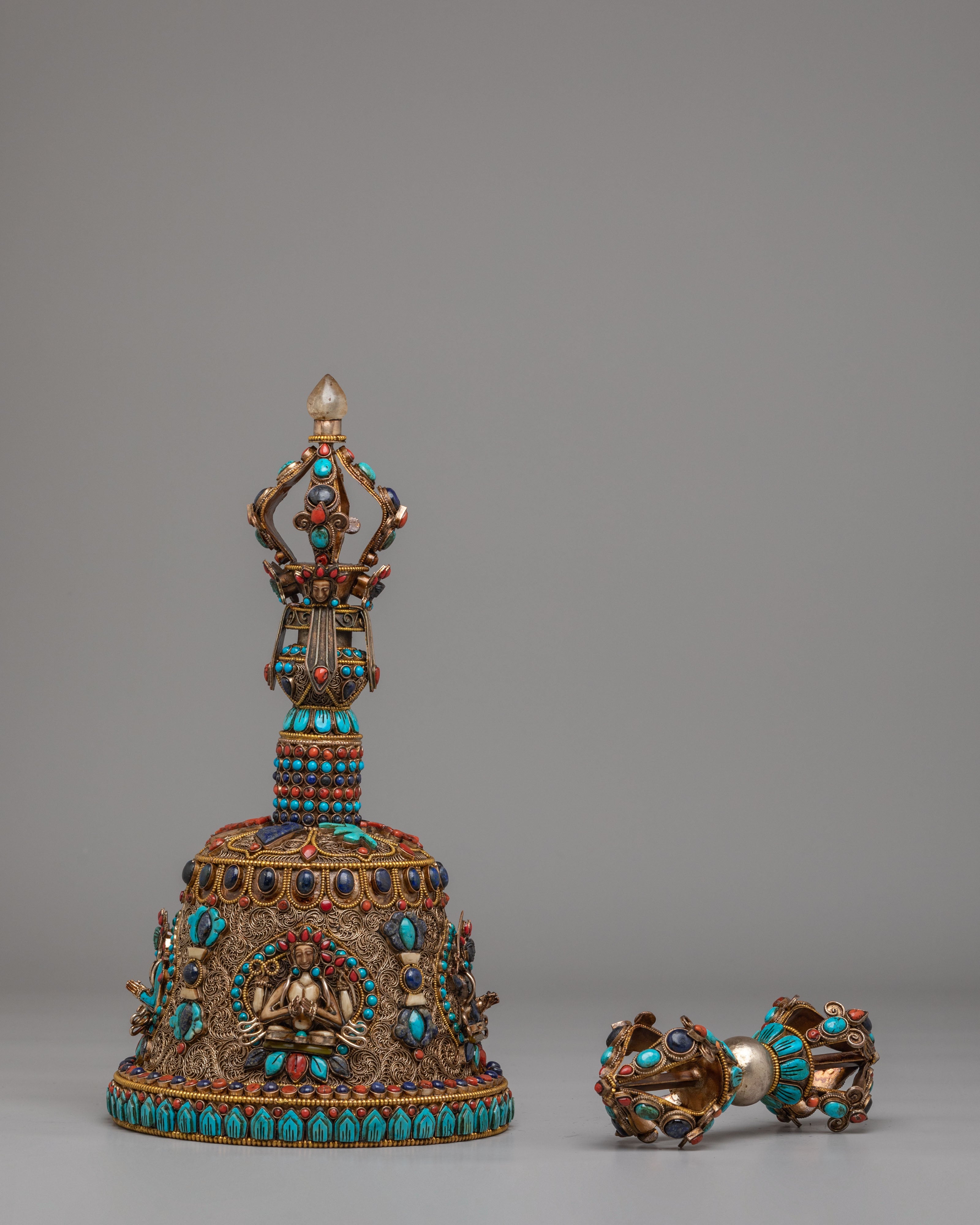 Vajra and Bell Practice Set | Handcrafted Meditation & Ritual Tools