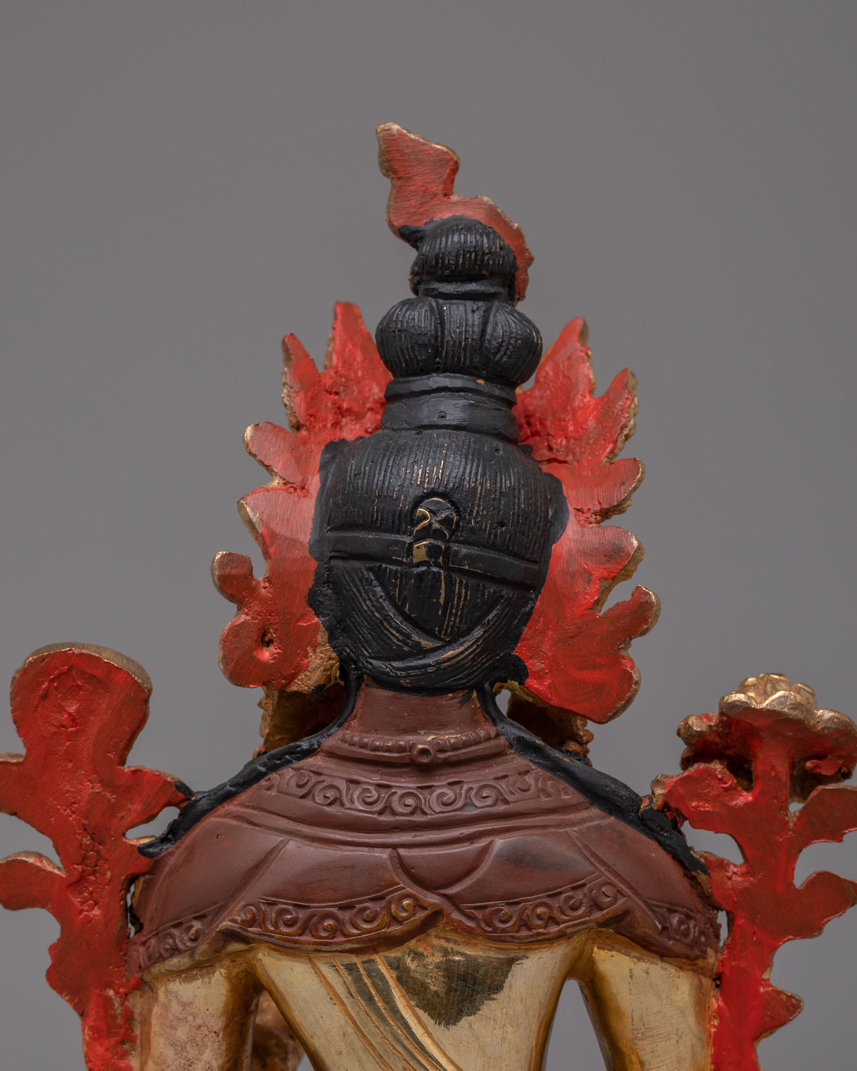 Handmade Green Tara Goddess Statue | Tibetan Spiritual Decor