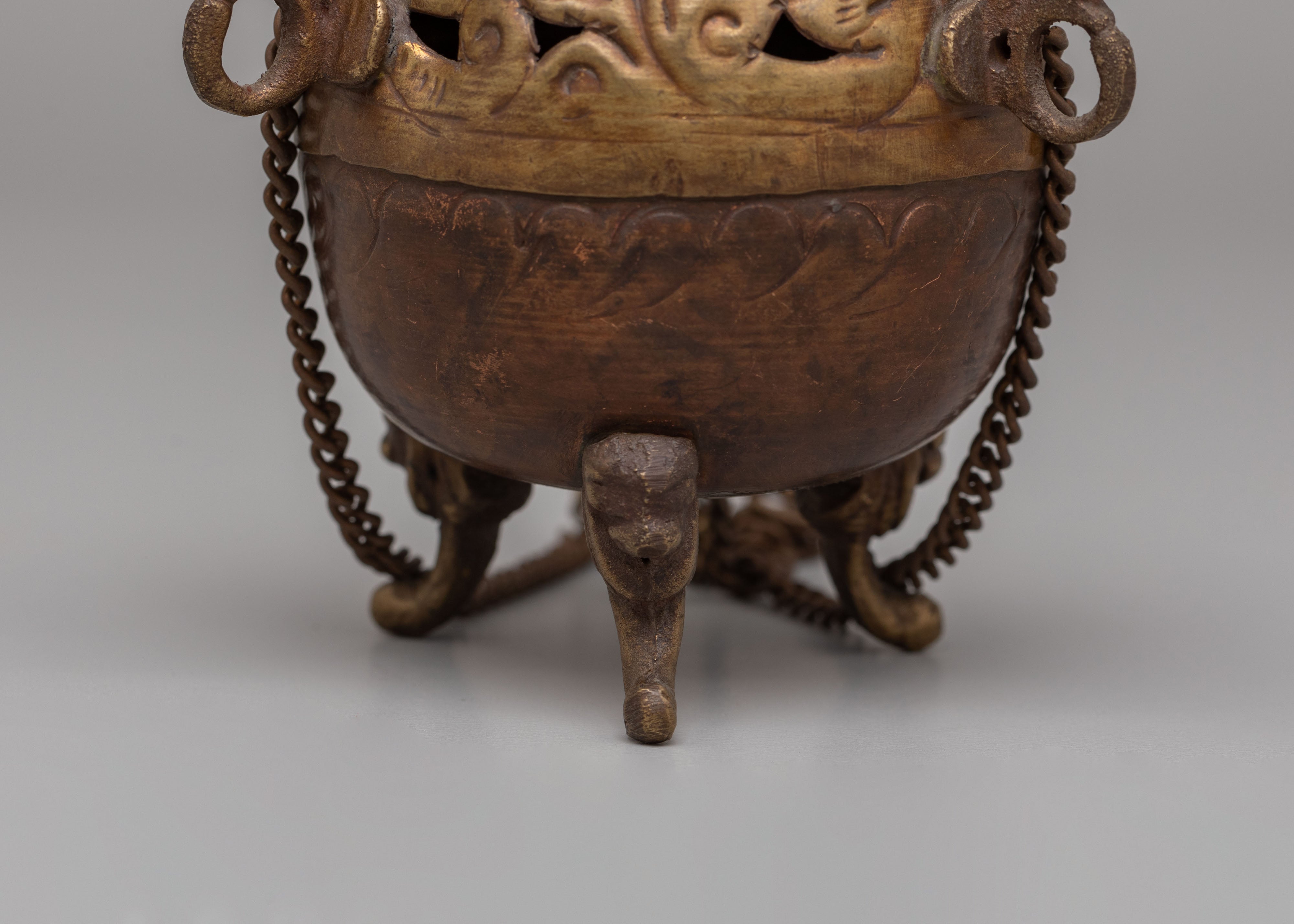 Ceremonial Incense Burner | Tibetan Ritual Offering Burner