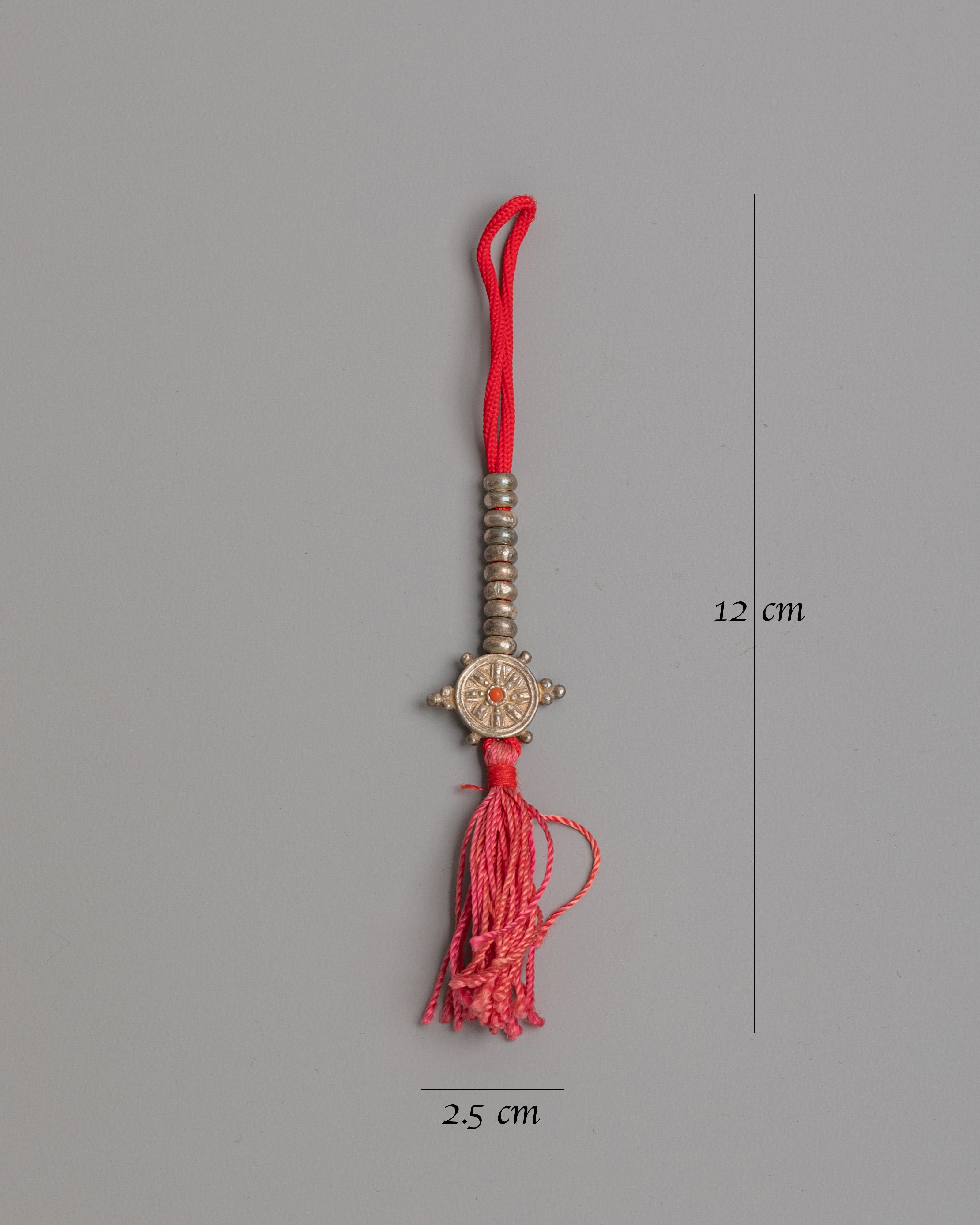 Handcrafted Altar Chupsel | Silver Mala Counter for Tibetan Mantra Practice