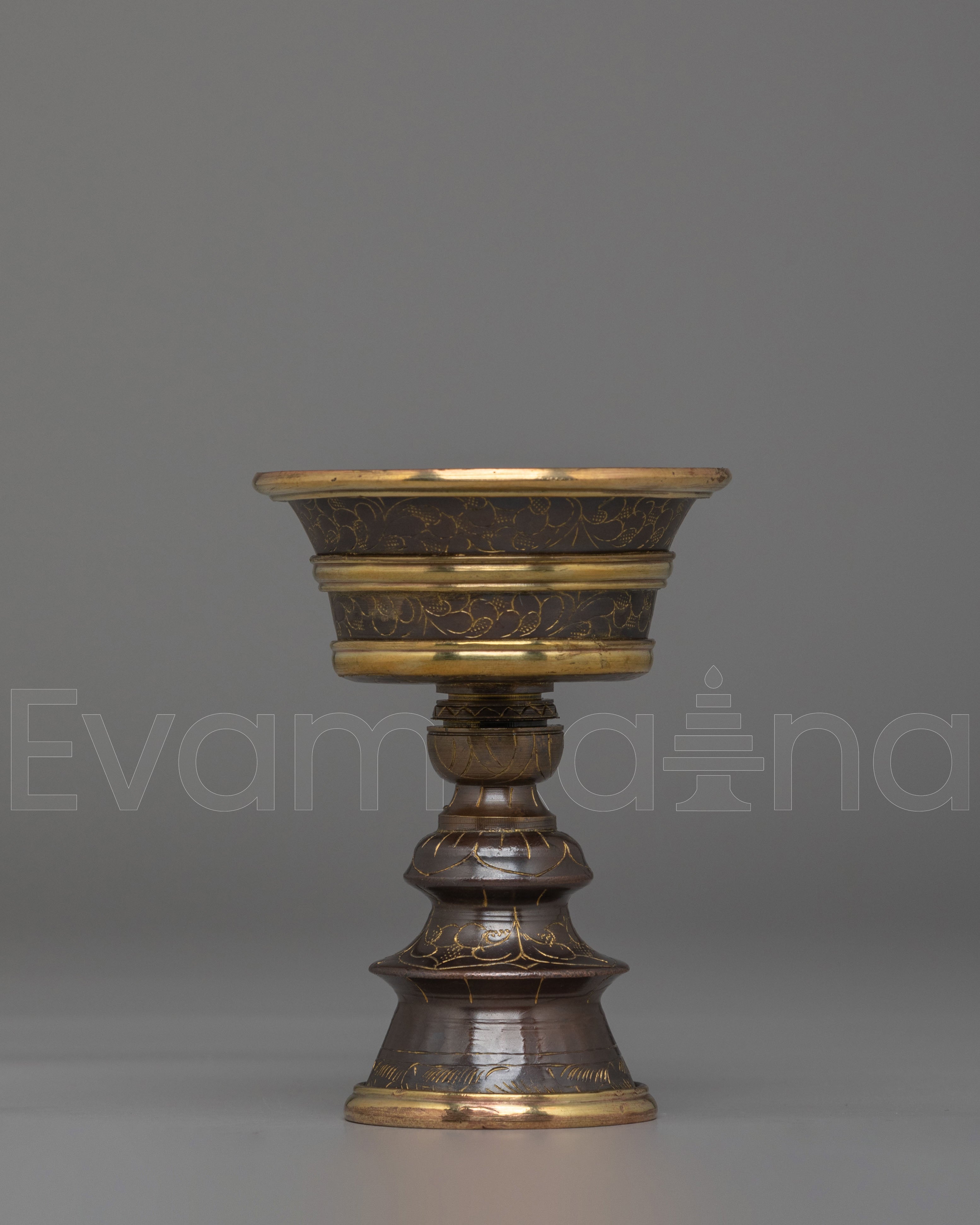 Sacred Butter Lamp for Tibetan Rituals