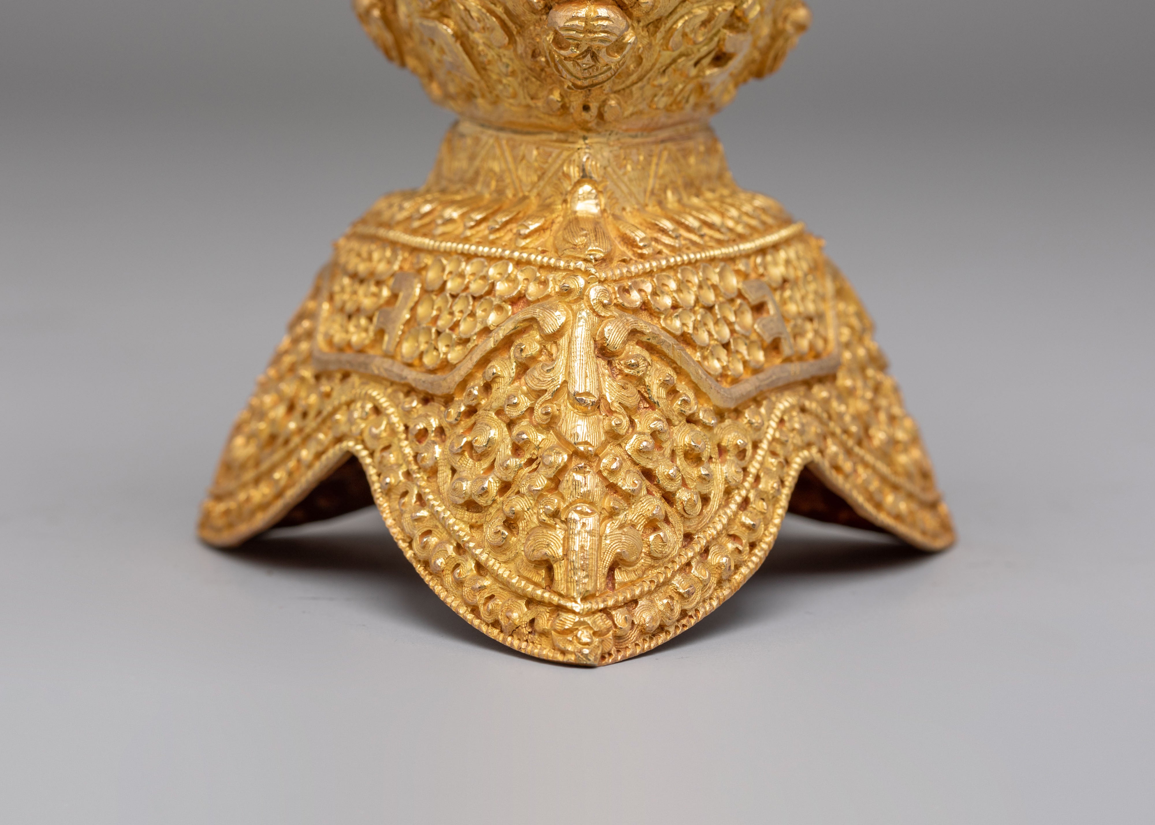Kapala Ritual Skull Cup Set | Handcrafted Buddhist Kapala