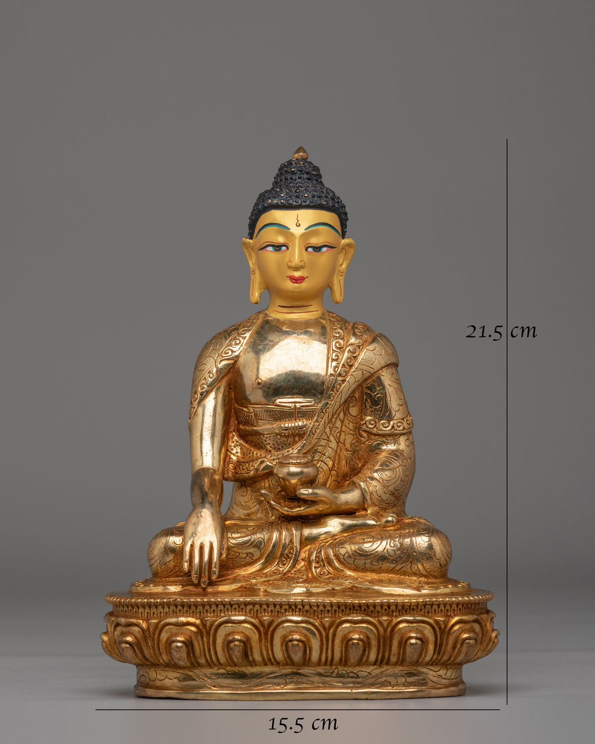 Bhumisparsha Shakyamuni Buddha Statue | Handcrafted Meditation Figurine