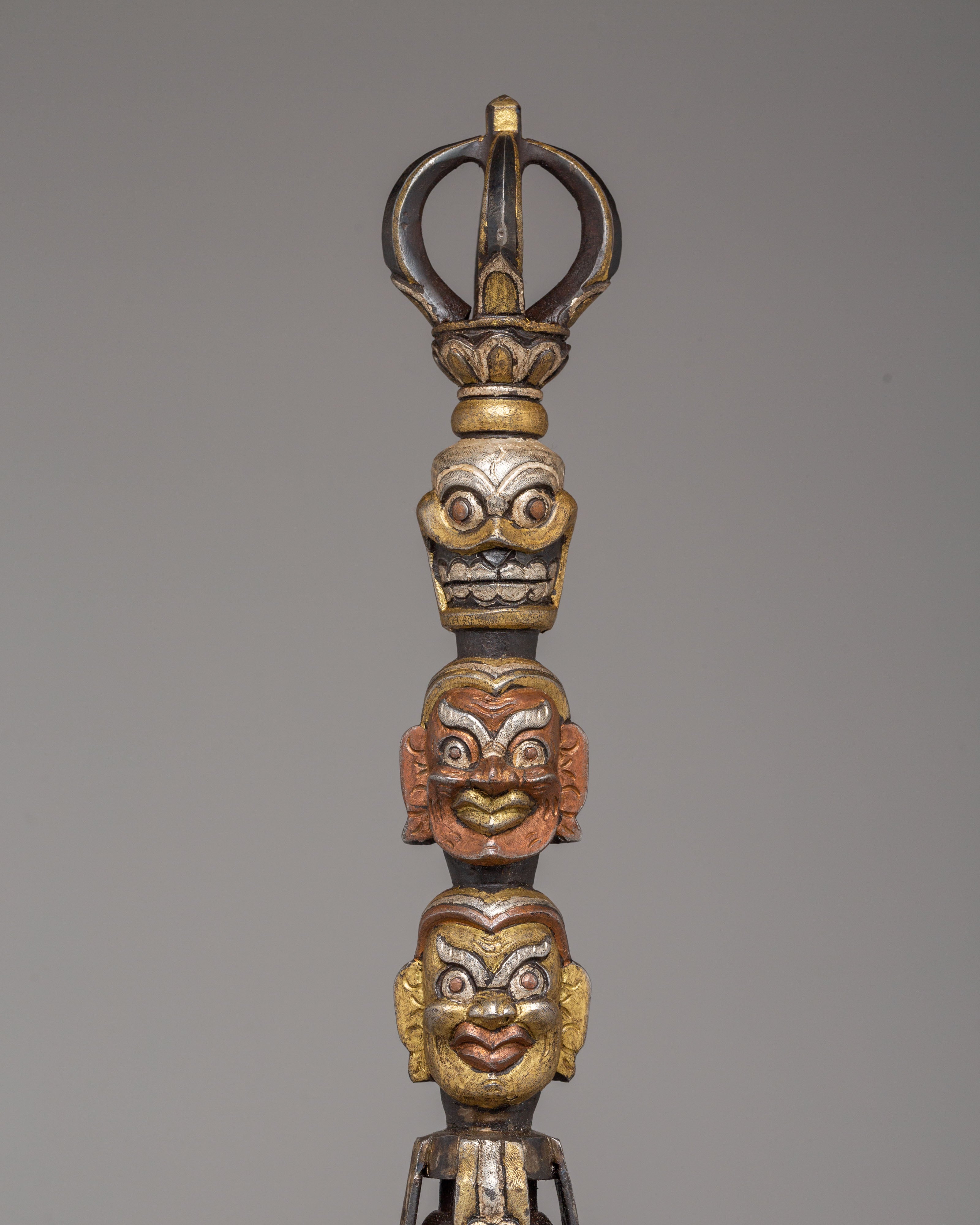 Tibetan Ritual Khatan | Symbolic Tool for Spiritual Practices