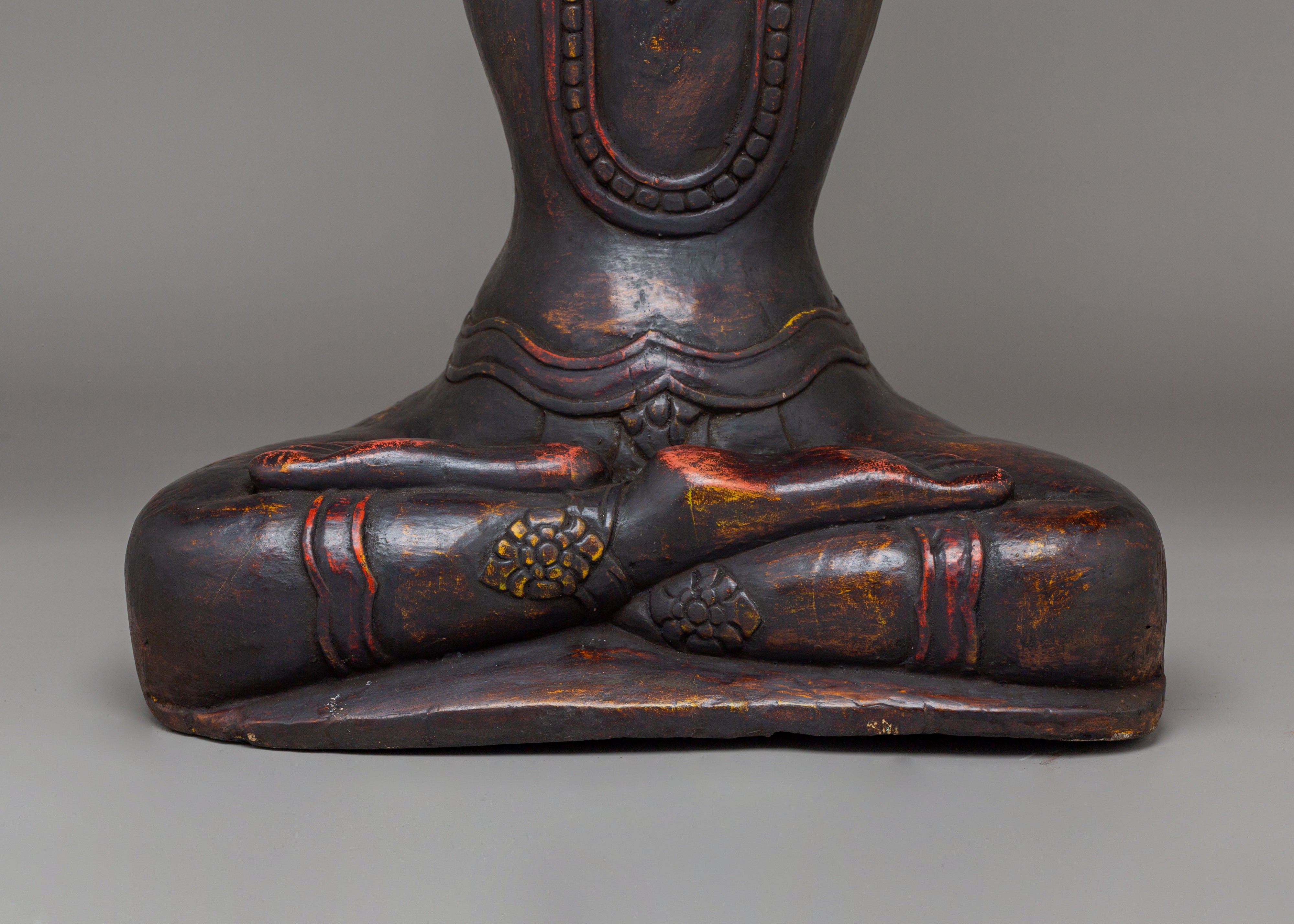 Handcrafted Lord Indra Statue | Traditional Indian Artwork