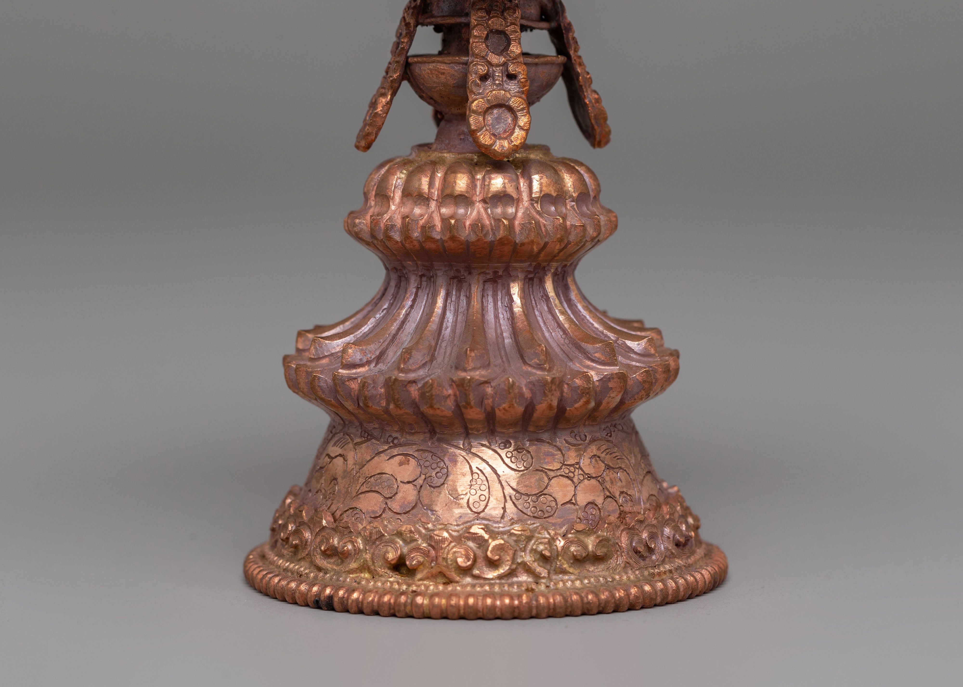 Copper Butter Lamp for Offering | Symbol of Wisdom