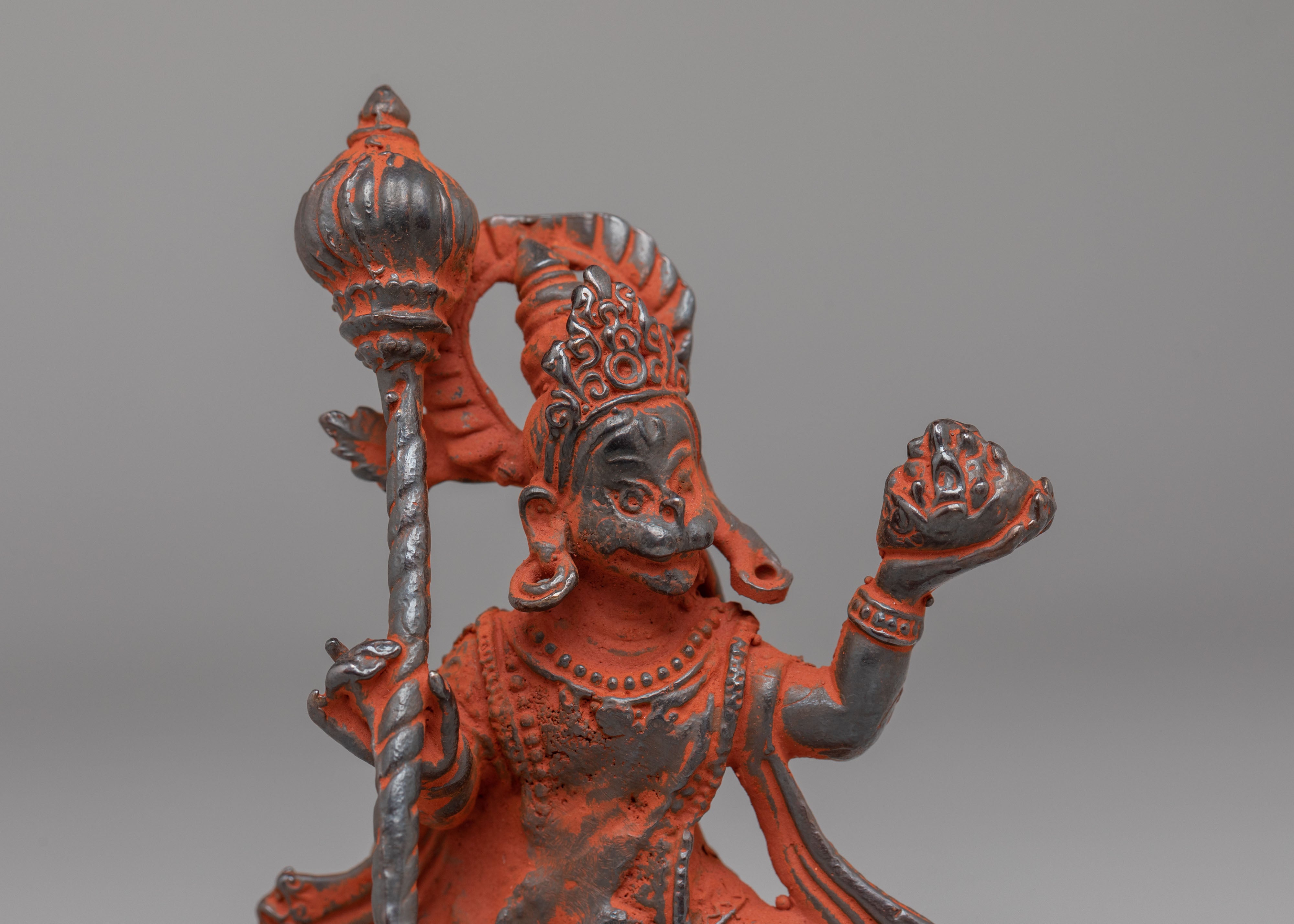 Sacred Hanuman Statue | Handcrafted Hindu God Sculpture