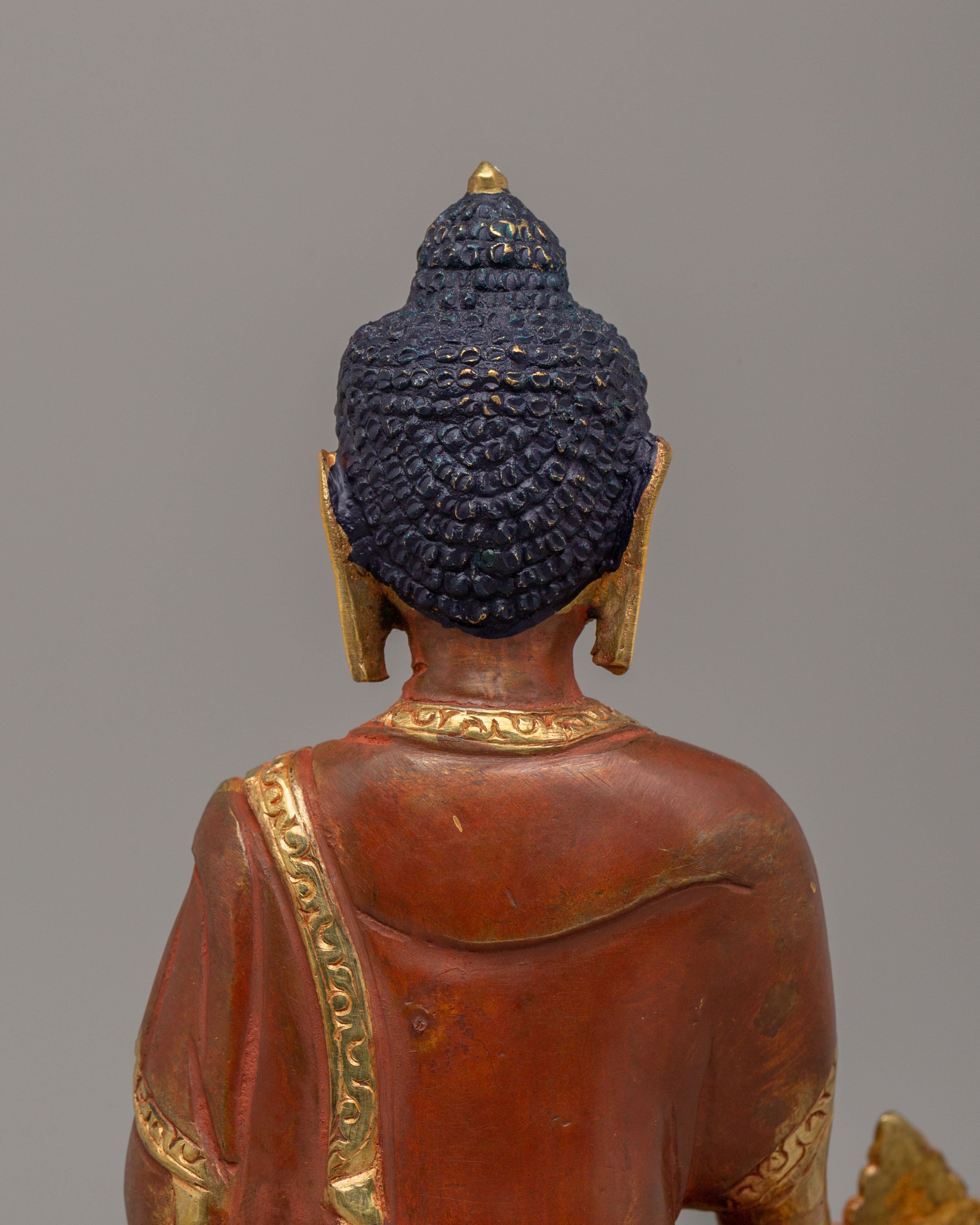 Buddhist Deity Medicine Buddha Statue | Healing Buddha Altar Decor