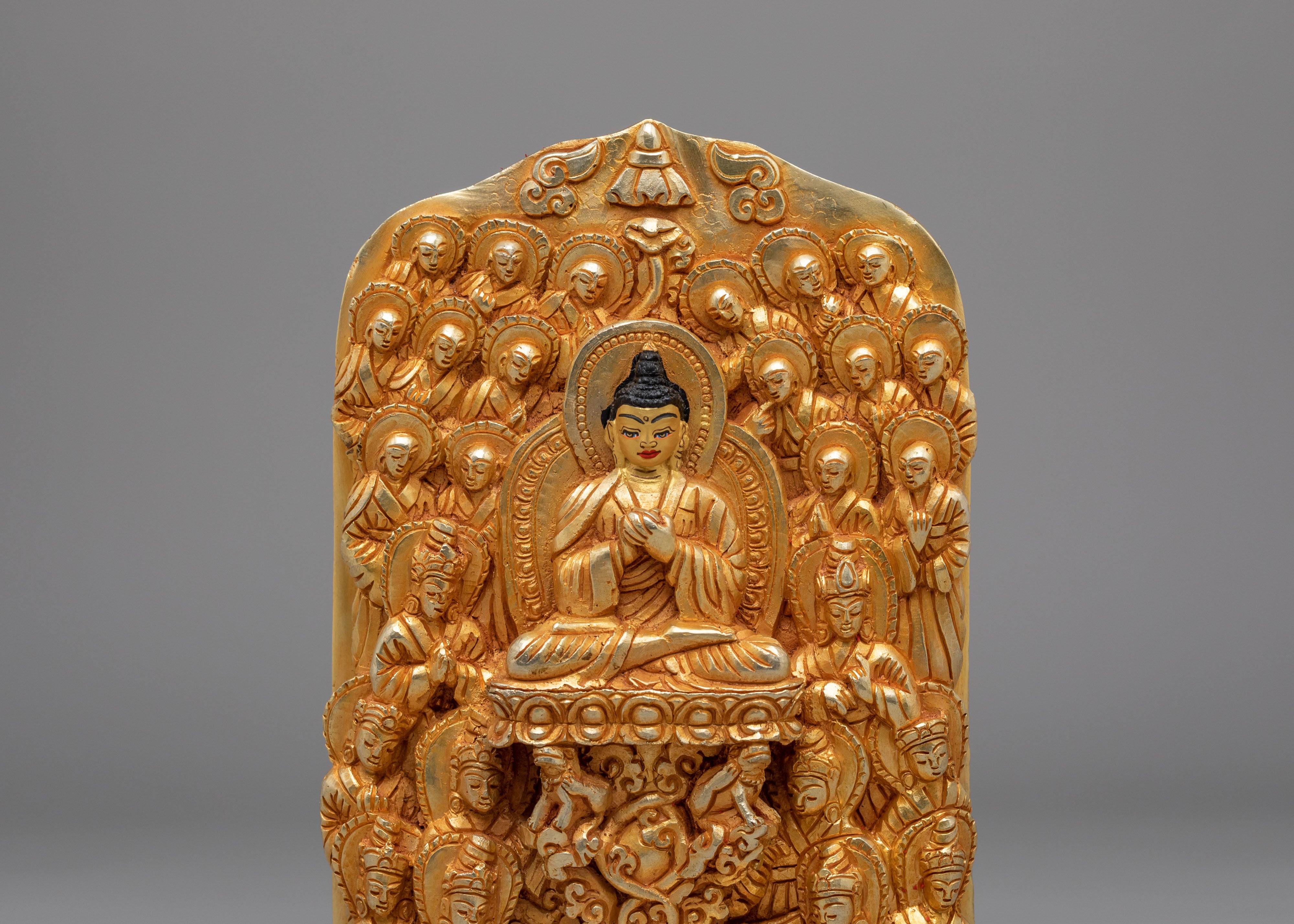 Ceremonial Vairochana Buddha Statue | Symbol of Cosmic Wisdom