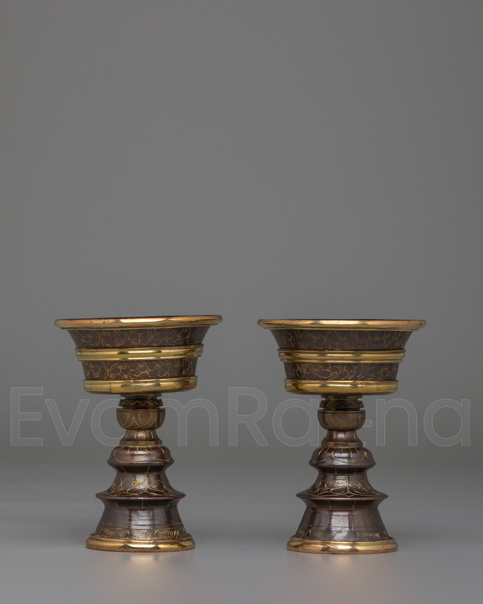 Sacred Tibetan Butter Lamp Set