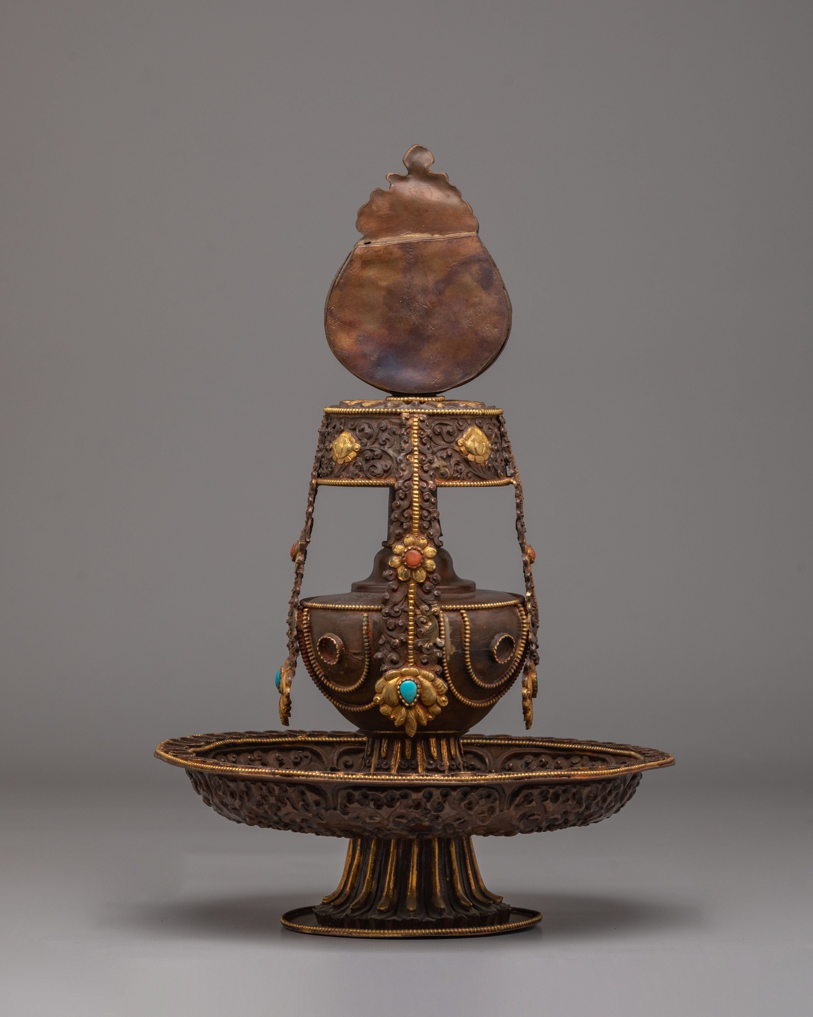 Sacred Long Life Vase | Spiritual Decor for Meditation
