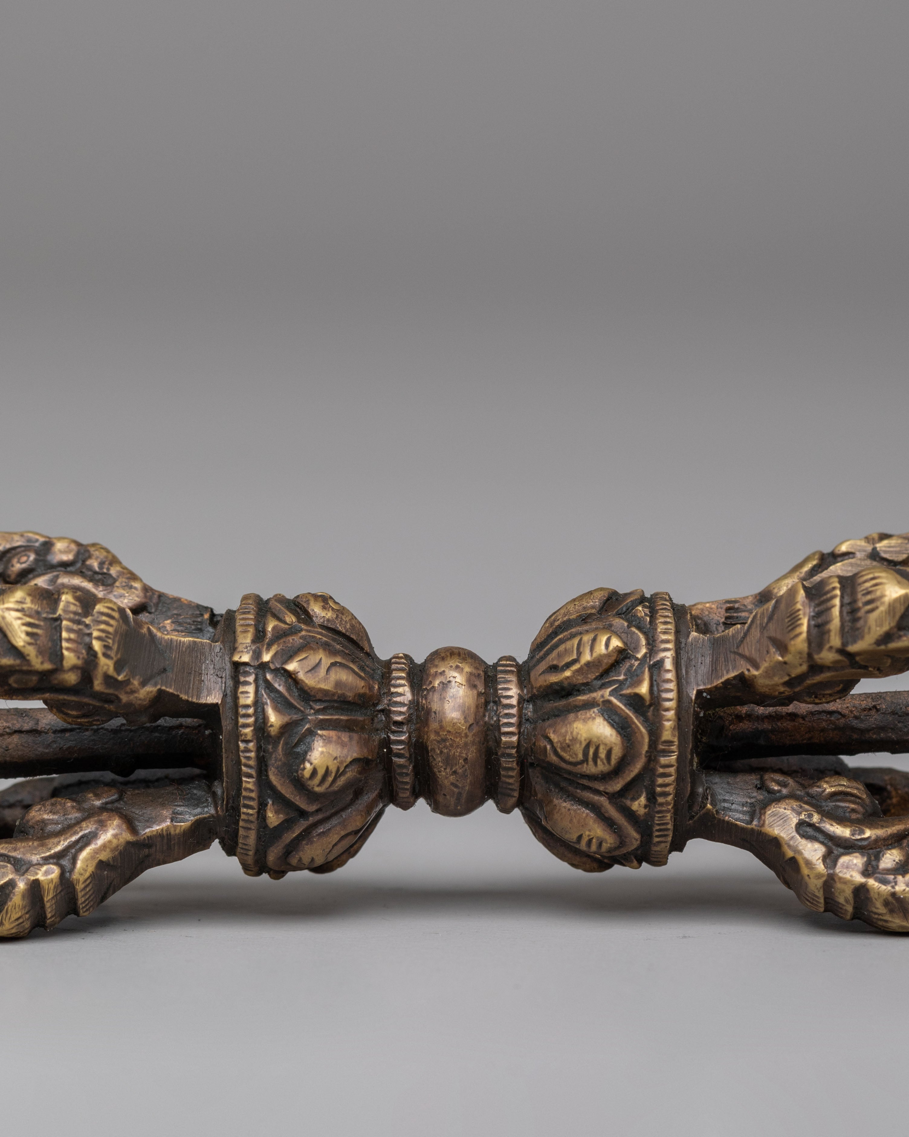 Tibetan Altar Vajra and Bell Set | Sacred Ritual Items