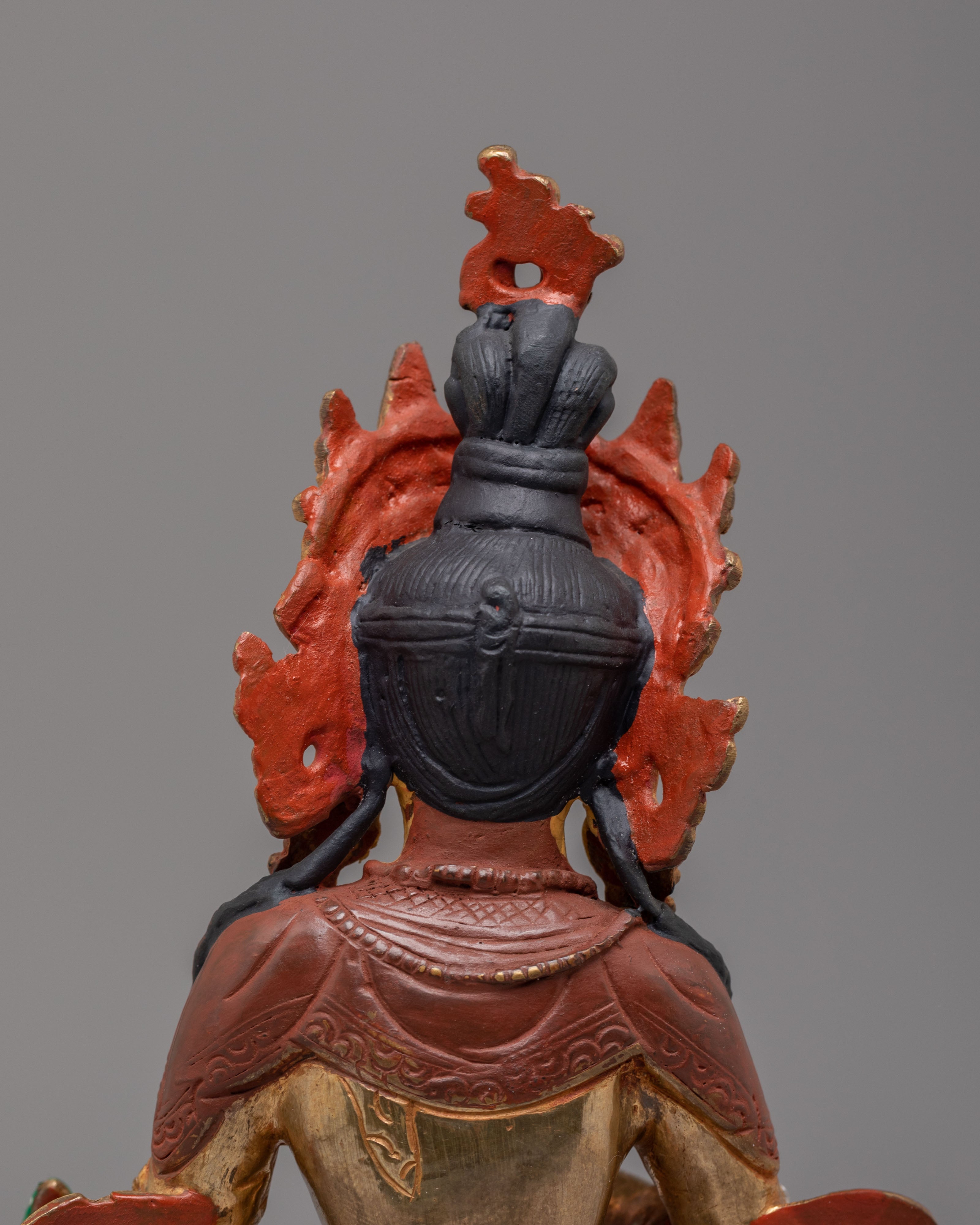 Bodhisattva of Great Vows Ksitigarbha Statue | Tibetan Artwork for Spiritual Decor