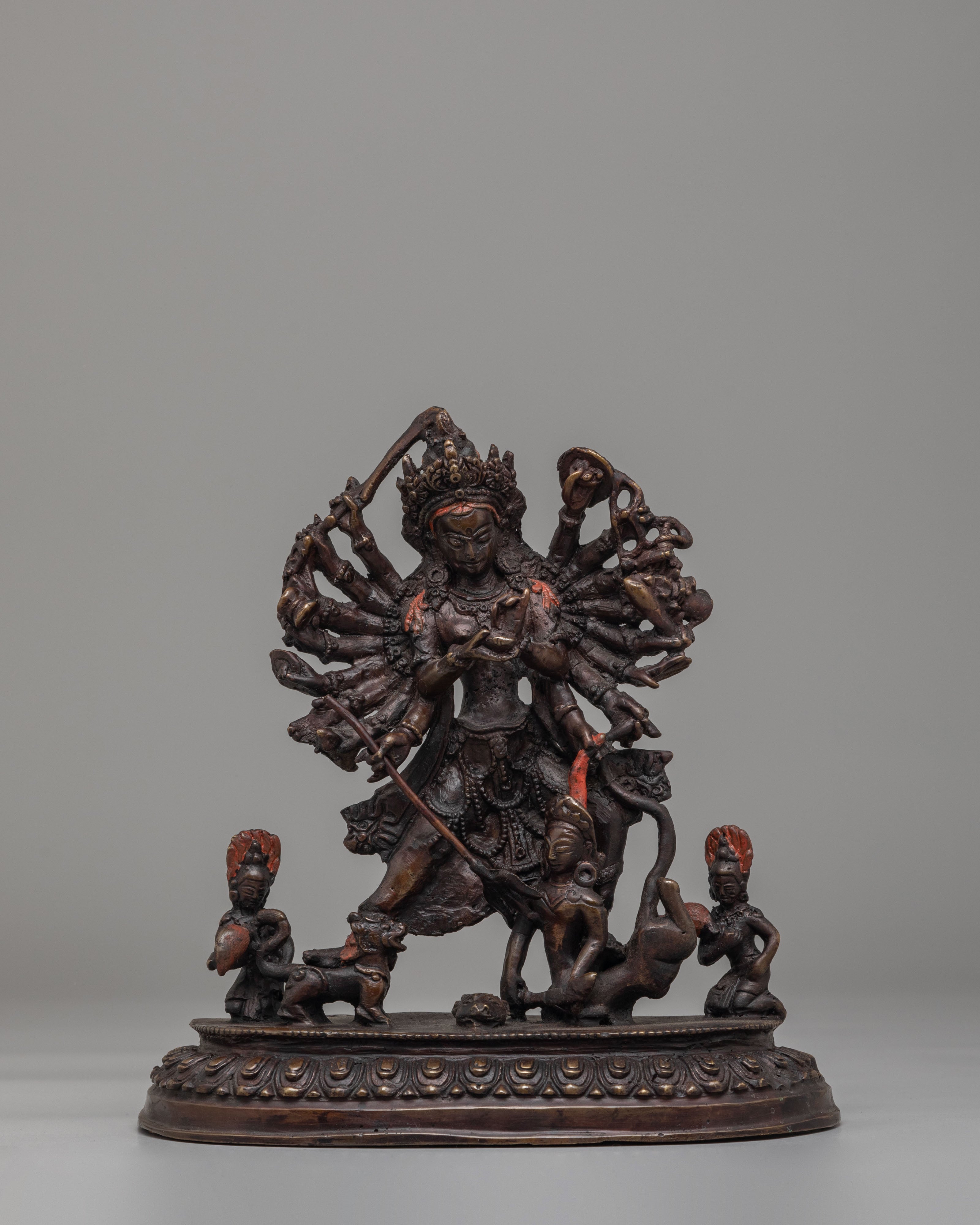 Sacred Lord Durga Statue | Divine Hindu Goddess Sculpture