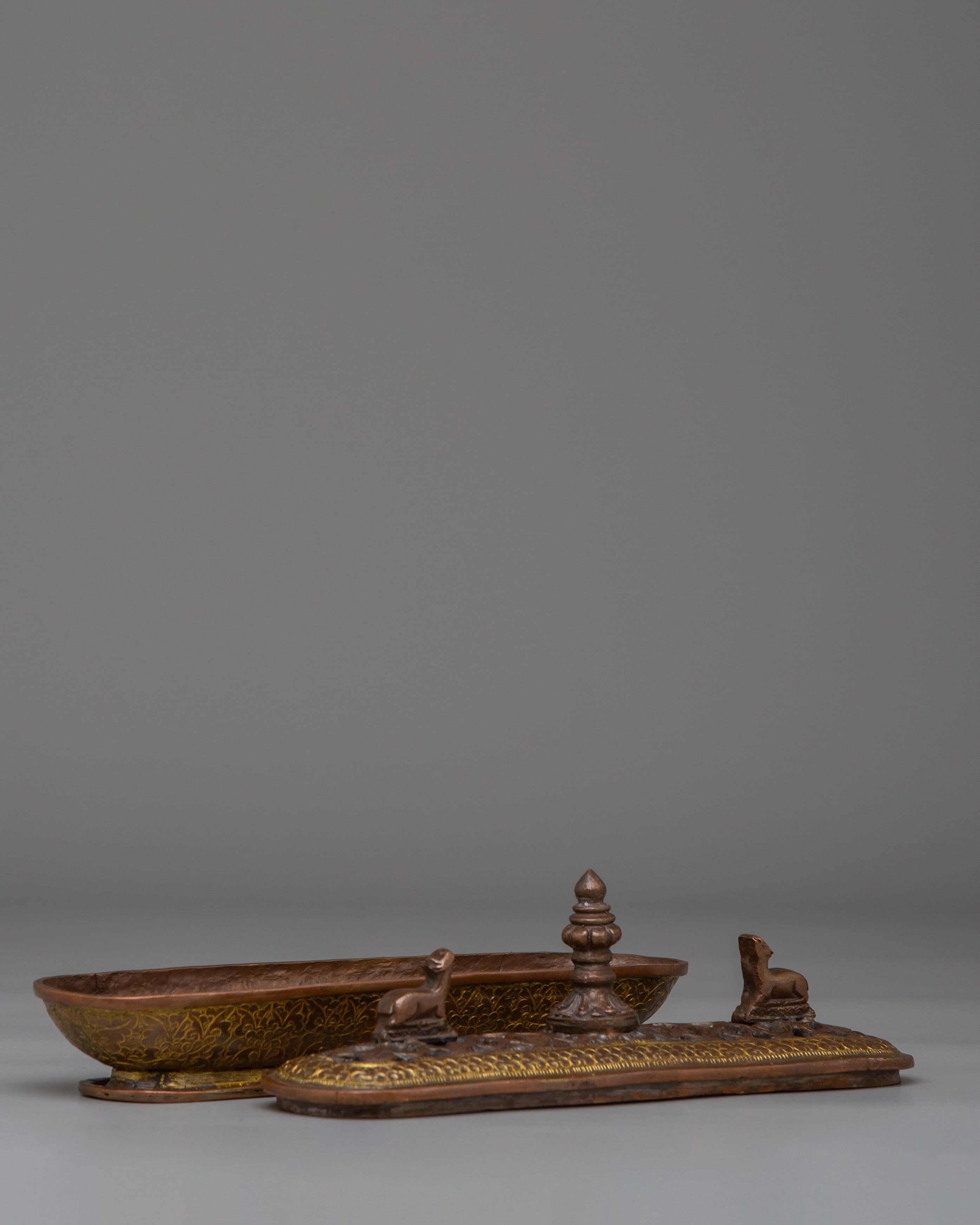 Sacred Altar Incense Burner | Handcrafted Tibetan Offering Ritual Tool