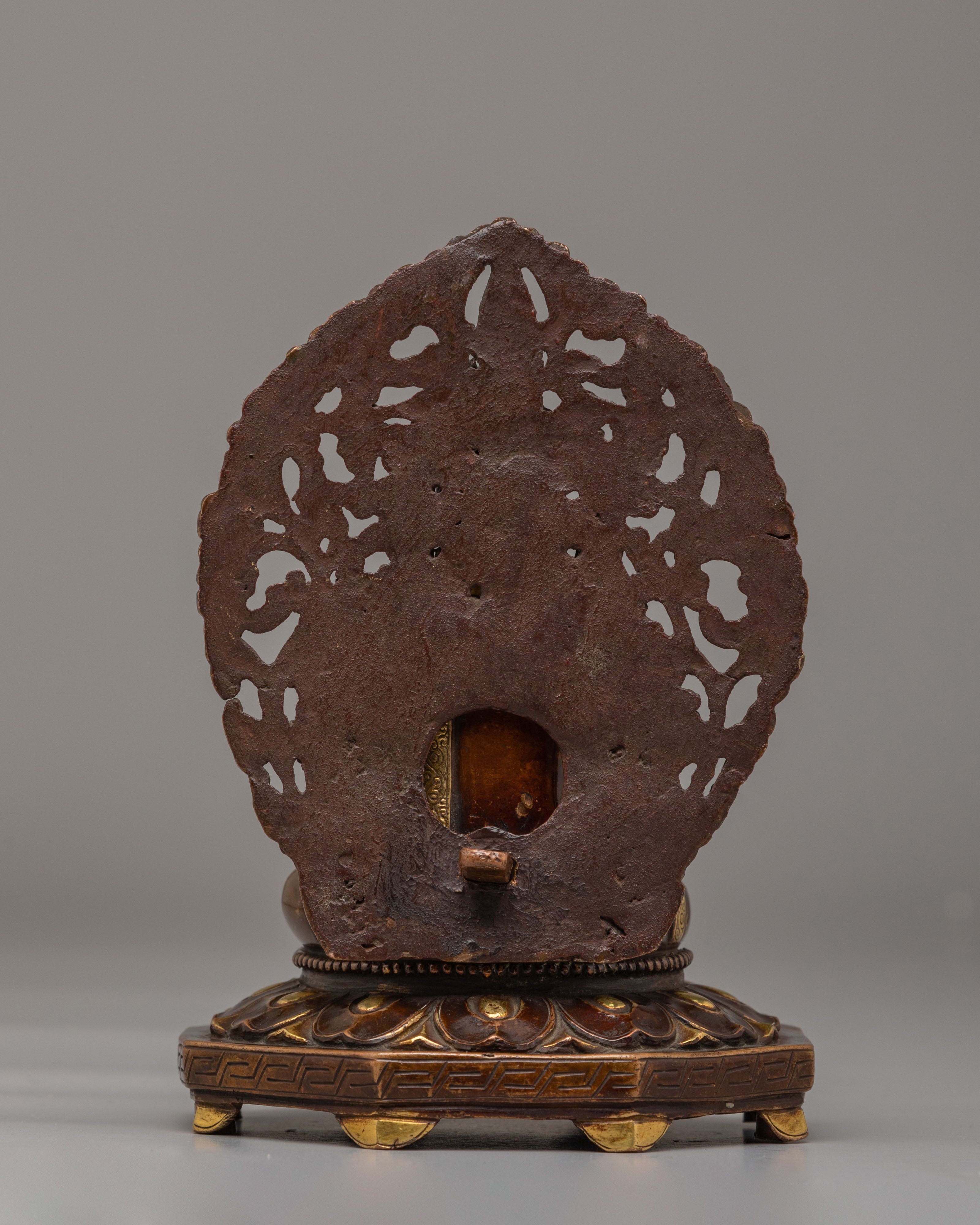 Buddha on Throne Statue | Handmade Decorative Artwork