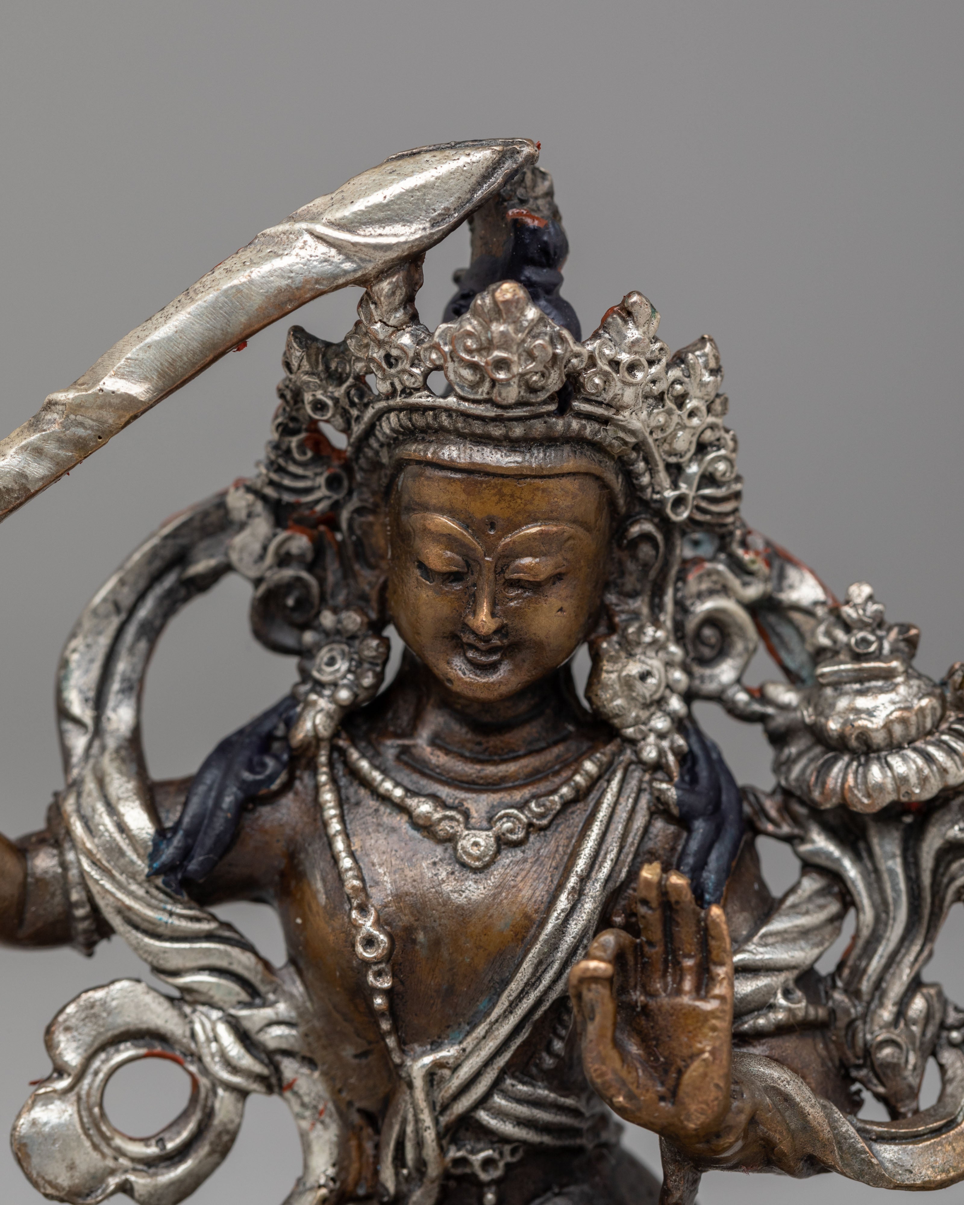 Manjushri Bodhisattva Wisdom Statue | Spiritual Decor