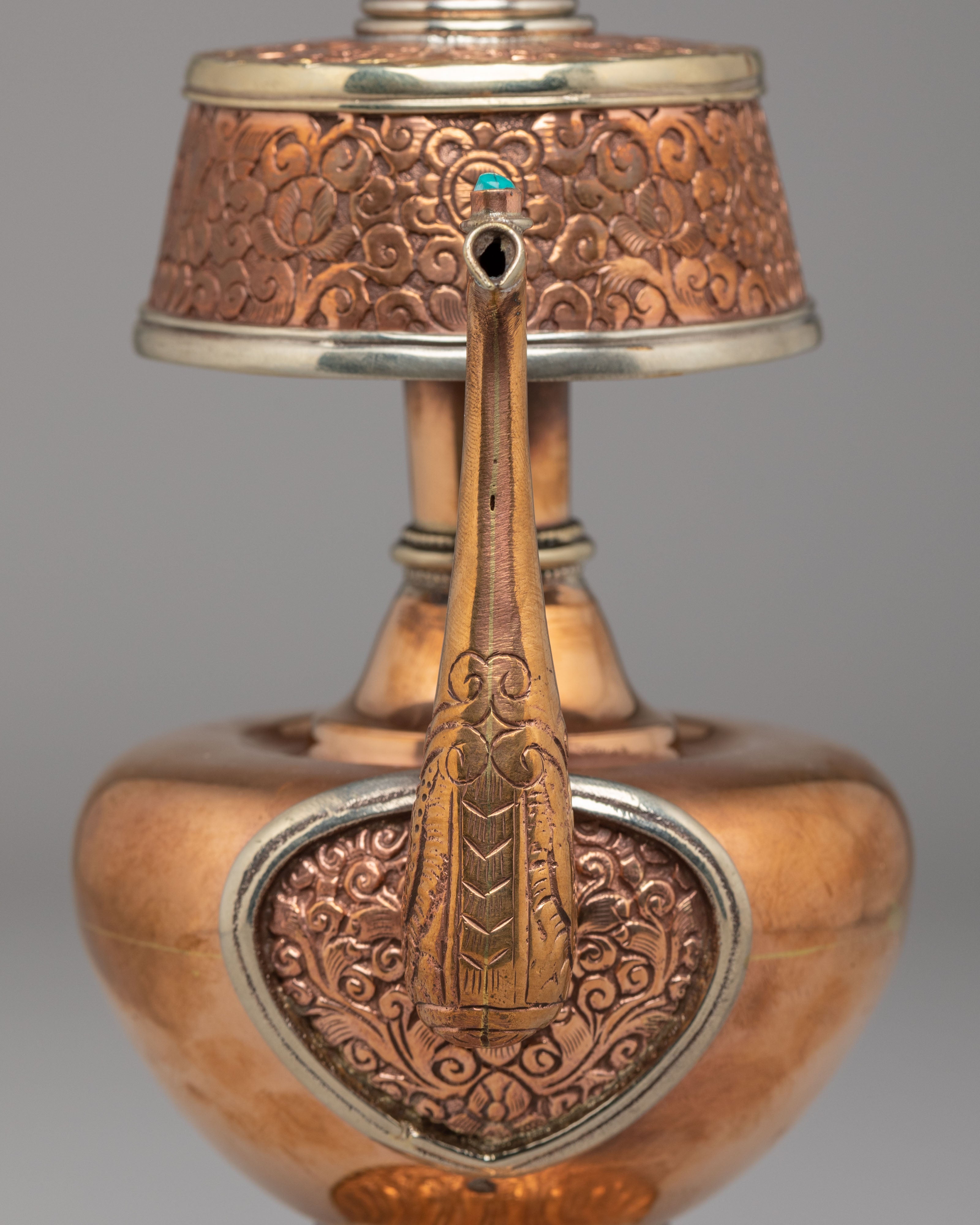 Buddhist Ritual Bhumba Set | Tibetan Copper Bhumba