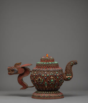 Dragon Motif Tea Pot
