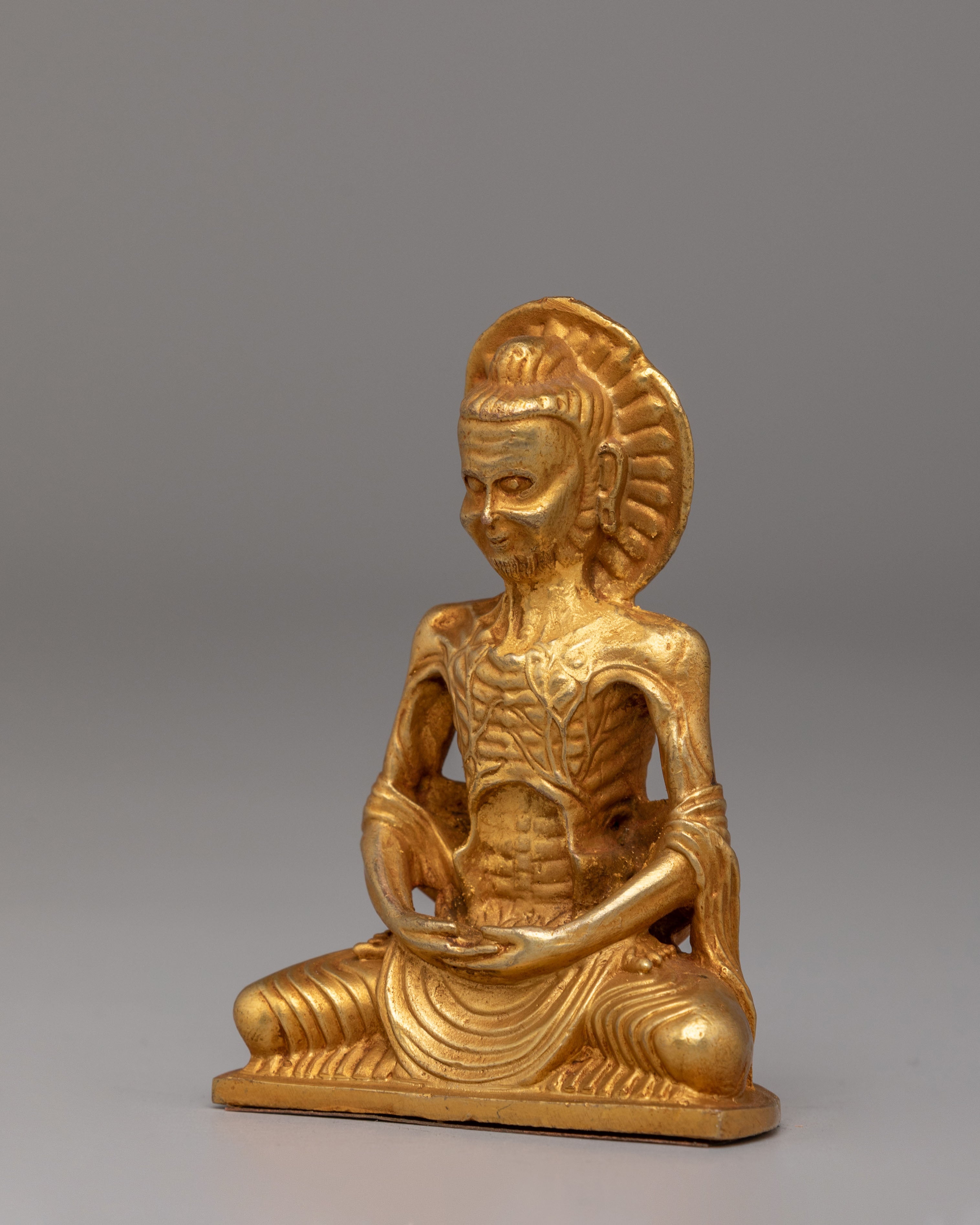 Handmade Fasting Buddha Statue | Symbol of Self-Denial and Spiritual Purity