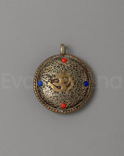 Handcrafted Om Locket