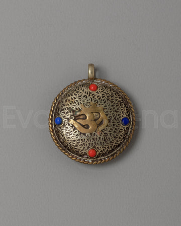 Handcrafted Om Locket