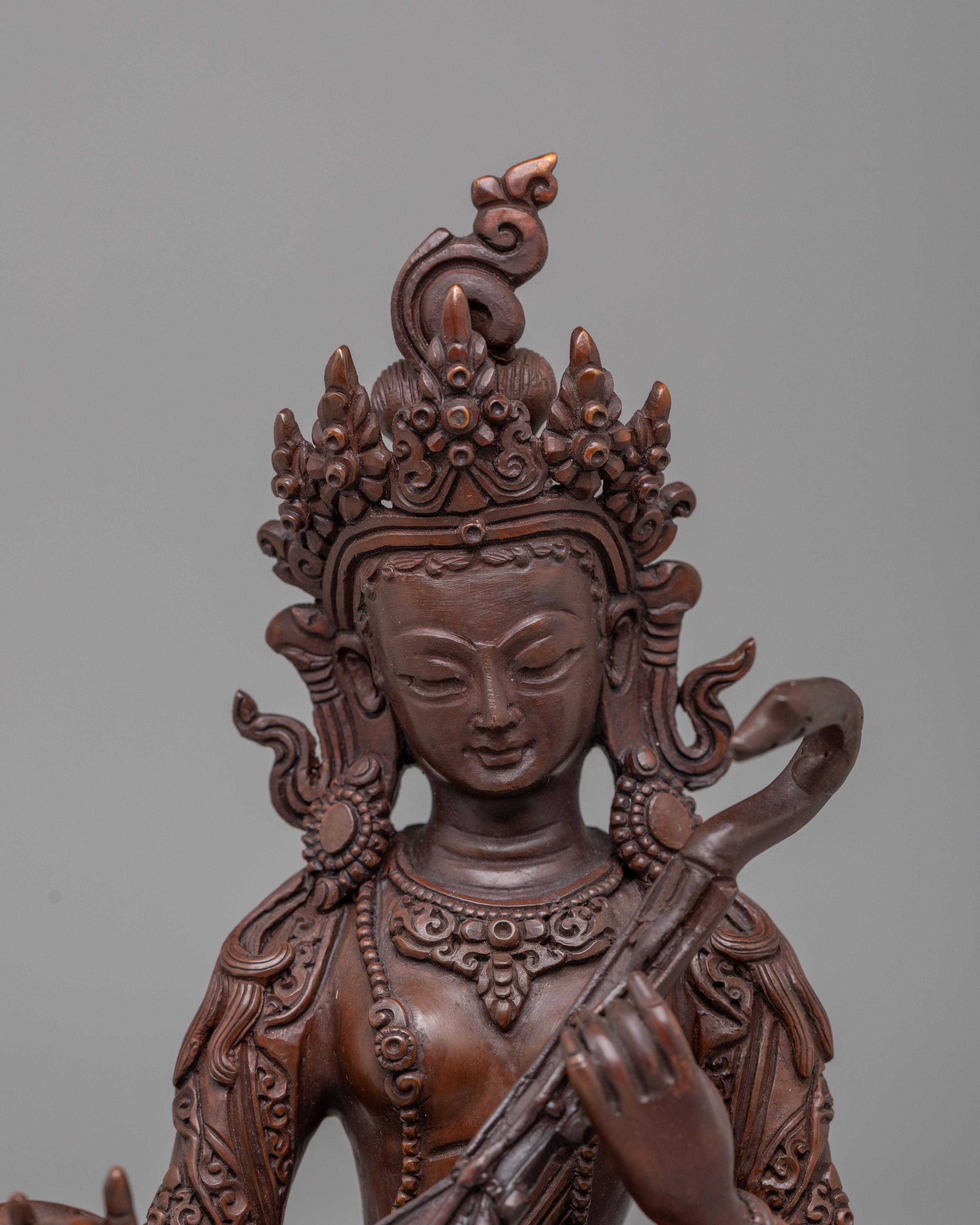 Handmade Goddess Saraswati Statue | Goddess of Wisdom